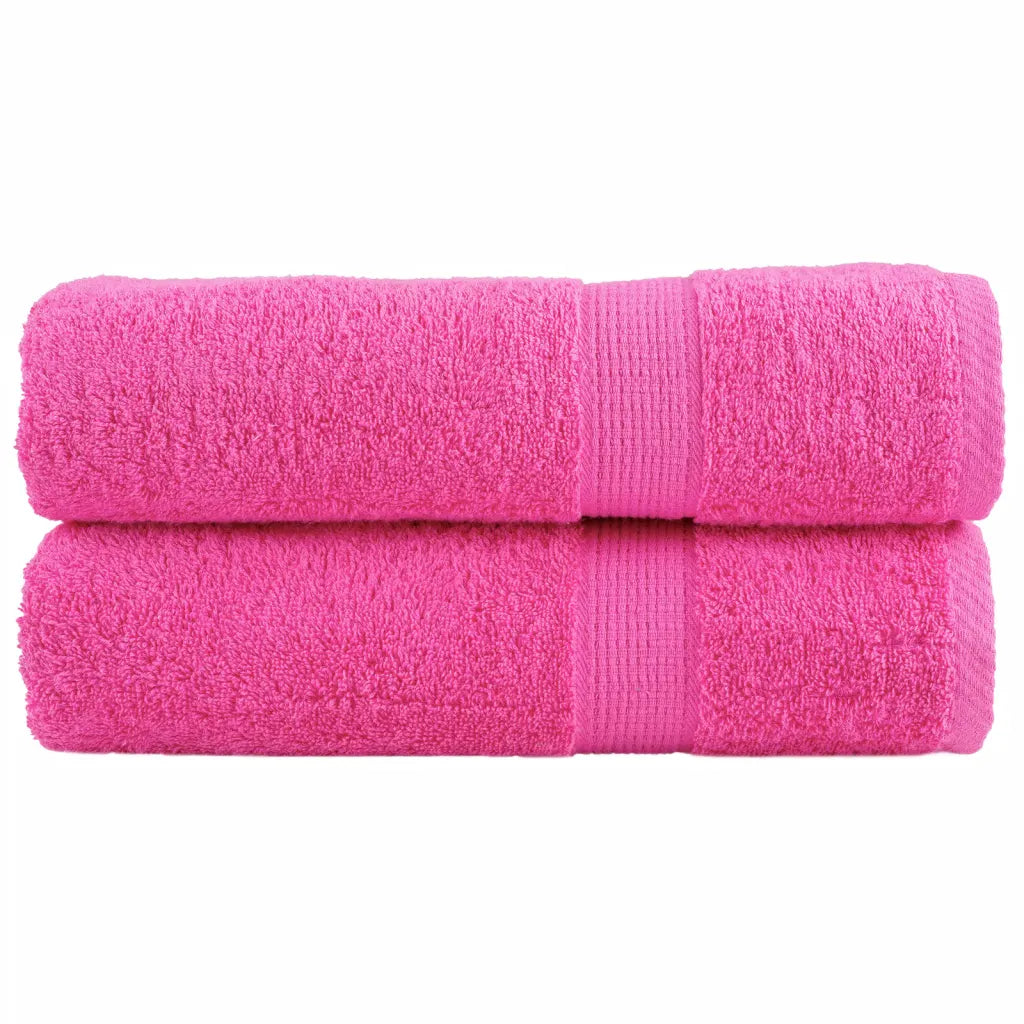 Toalhas de mãos premium SOLUND 2pcs 50x100 cm 600 gsm rosa