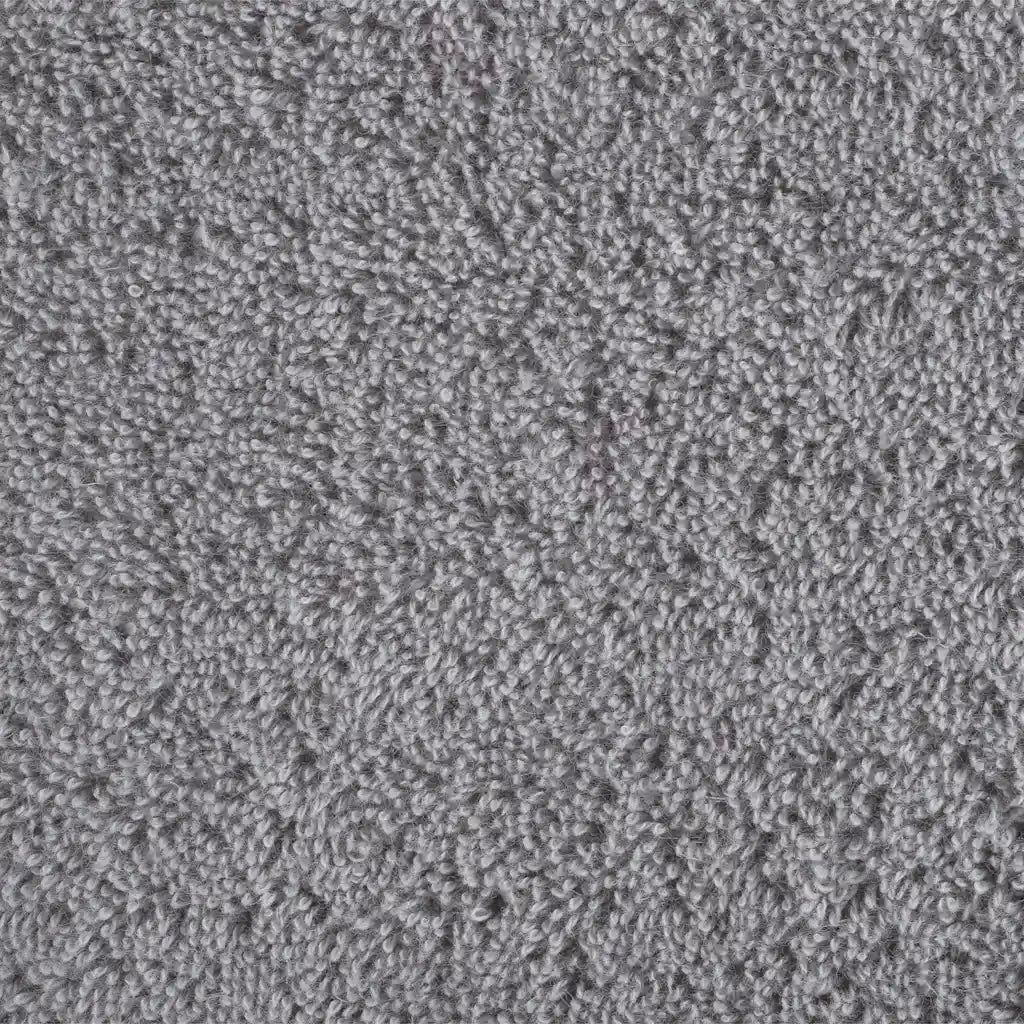12pcs Conjunto toalhas banho premium SOLUND 600 gsm cinza