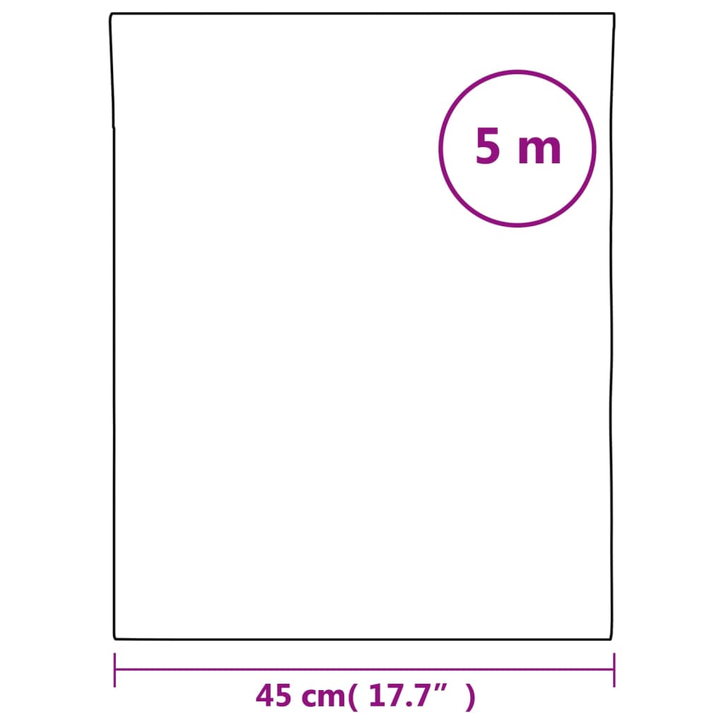 vidaXL Película para janela estática 45x500 cm PVC preto fosco