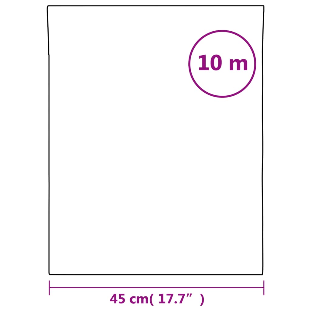 vidaXL Película para janela fosca 45x1000 cm PVC padrão arco-íris 3D