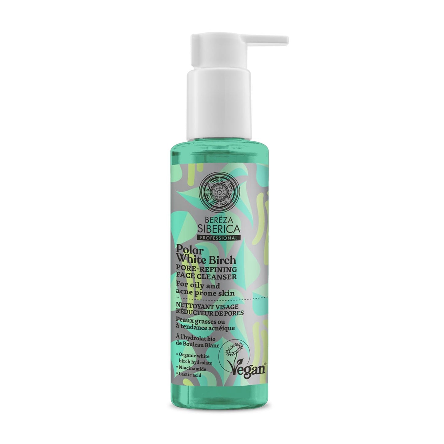 NATURA SIBERICA BEREZA POLAR WHITE BIRCH LIMPIADOR FACIAL 145ML