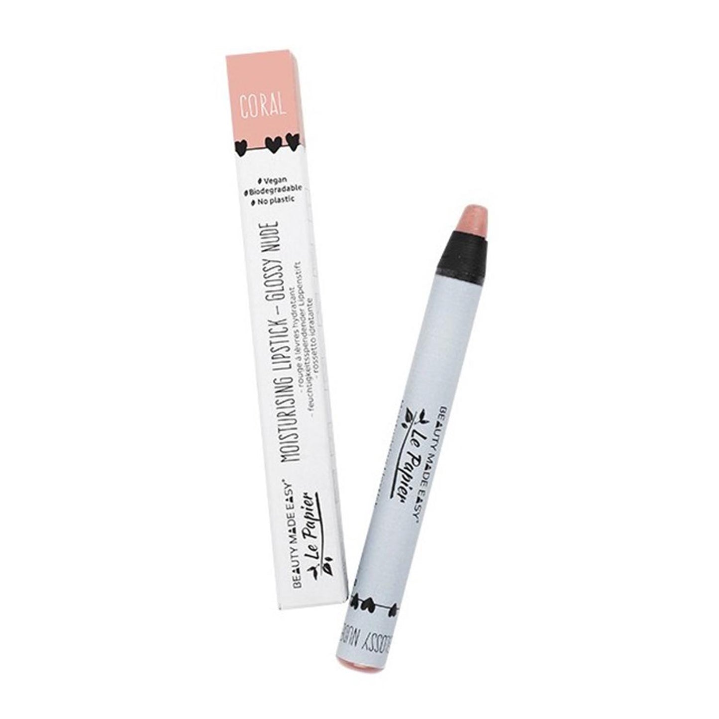 Beauty Made Easy Moisturising Batom Glossy Nude Coral 6Gr