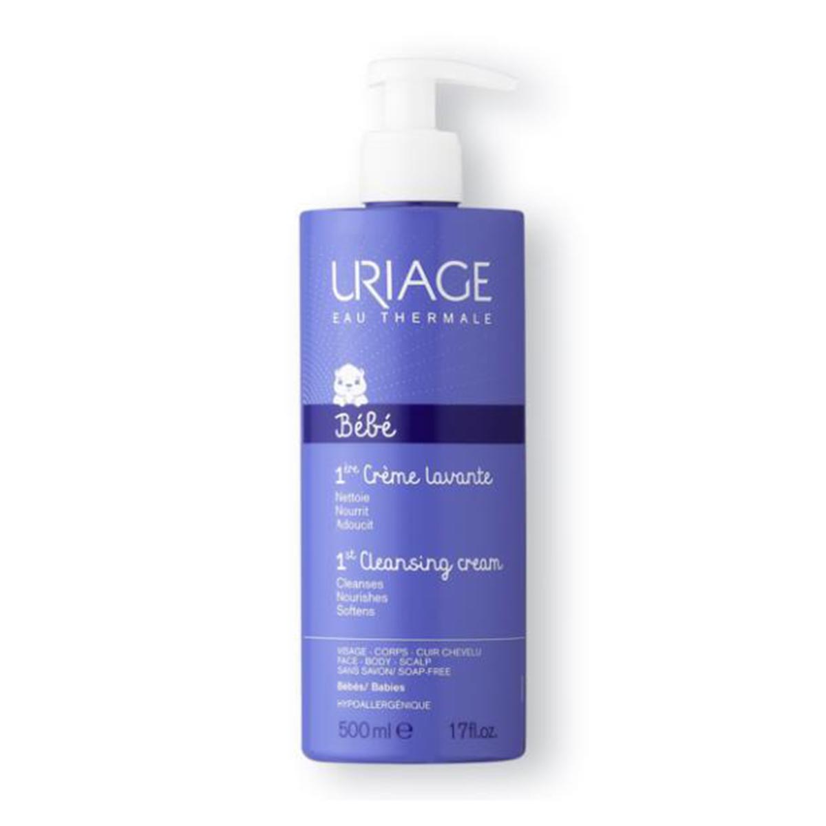 URIAGE EAU THERMALE BEBE CREMA LIMPIADORA 500ML