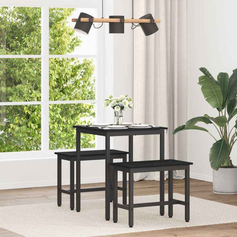 vidaXL Mesas de jantar Madeira processada