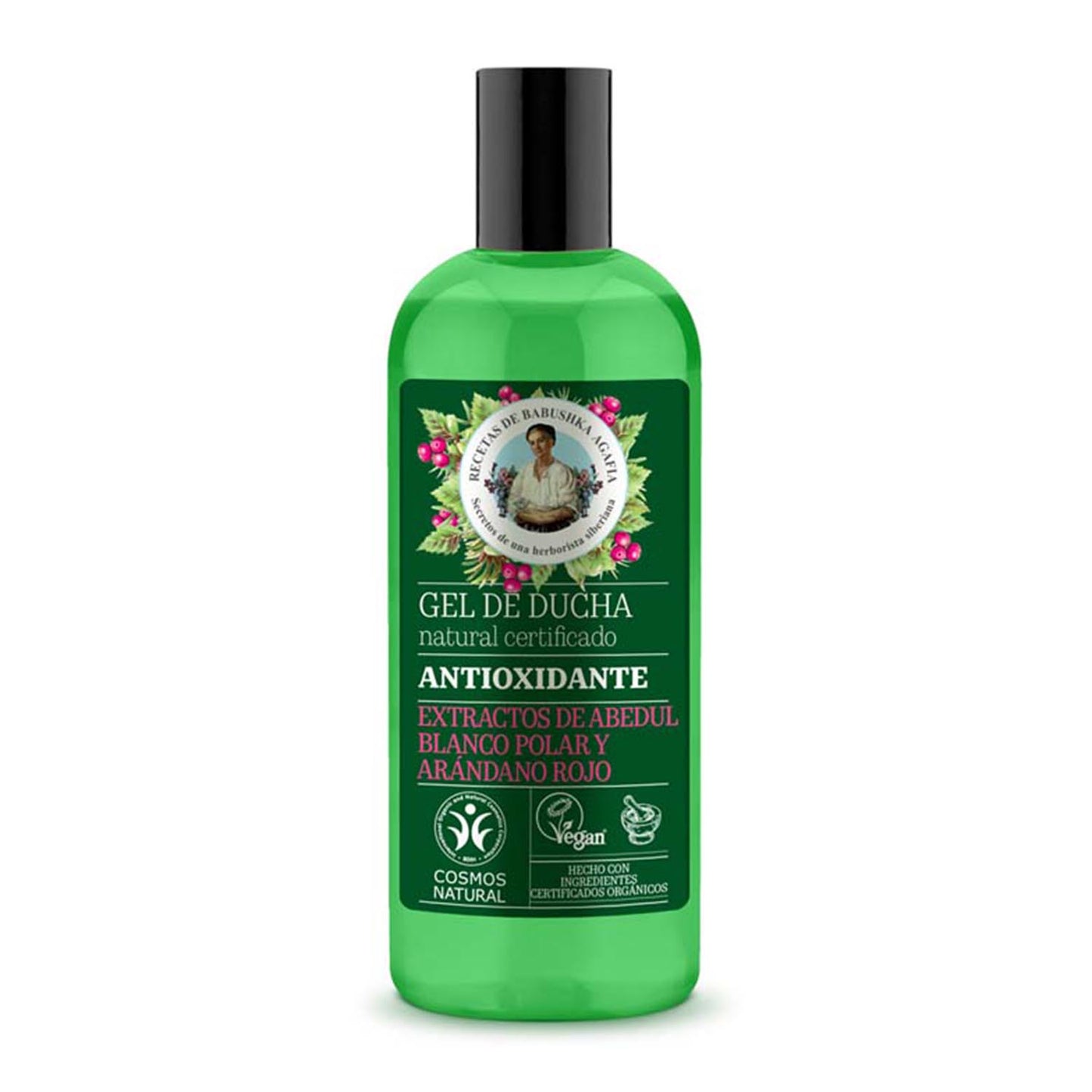 GREEN AGAFIA ARANDANO ROJO GEL DE BAÑO ANTI-OXIDANTE NATURAL 260ML