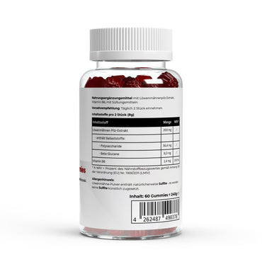 Lion's Mane + Vitamin B6 Gummies - 60 pcs.