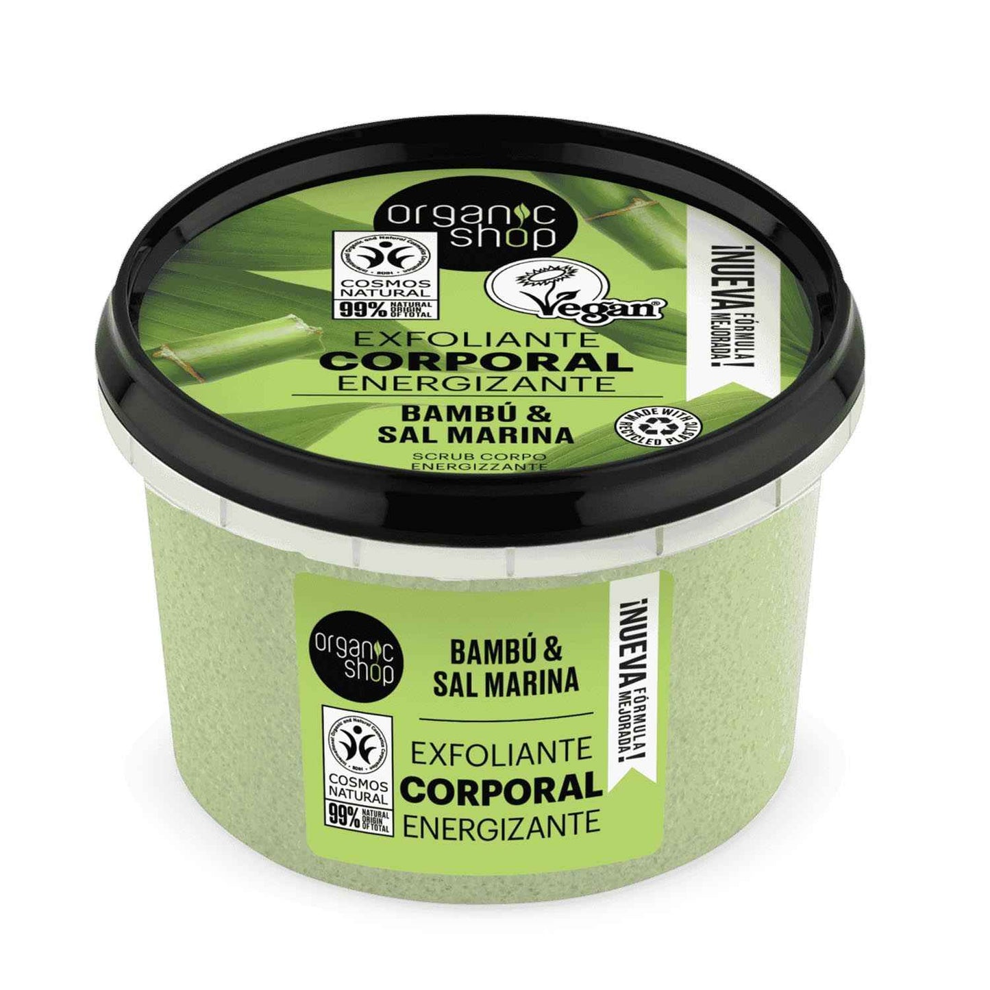 Organic Shop Bambu Exfoliante Exfoliante Corporal Bambu Tropical 1Un
