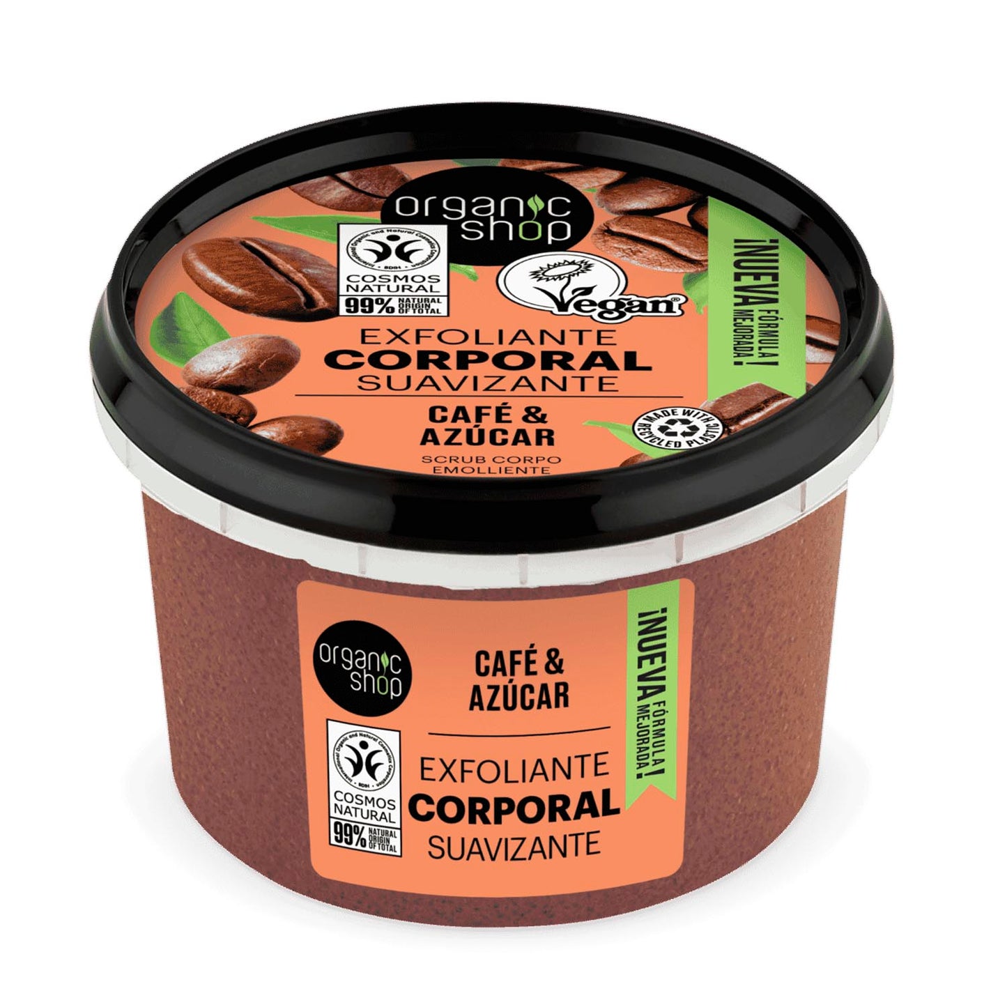 ORGANIC SHOP CAFE EXFOLIANTE CORPORAL BRAZILIAN COFEE 1UN