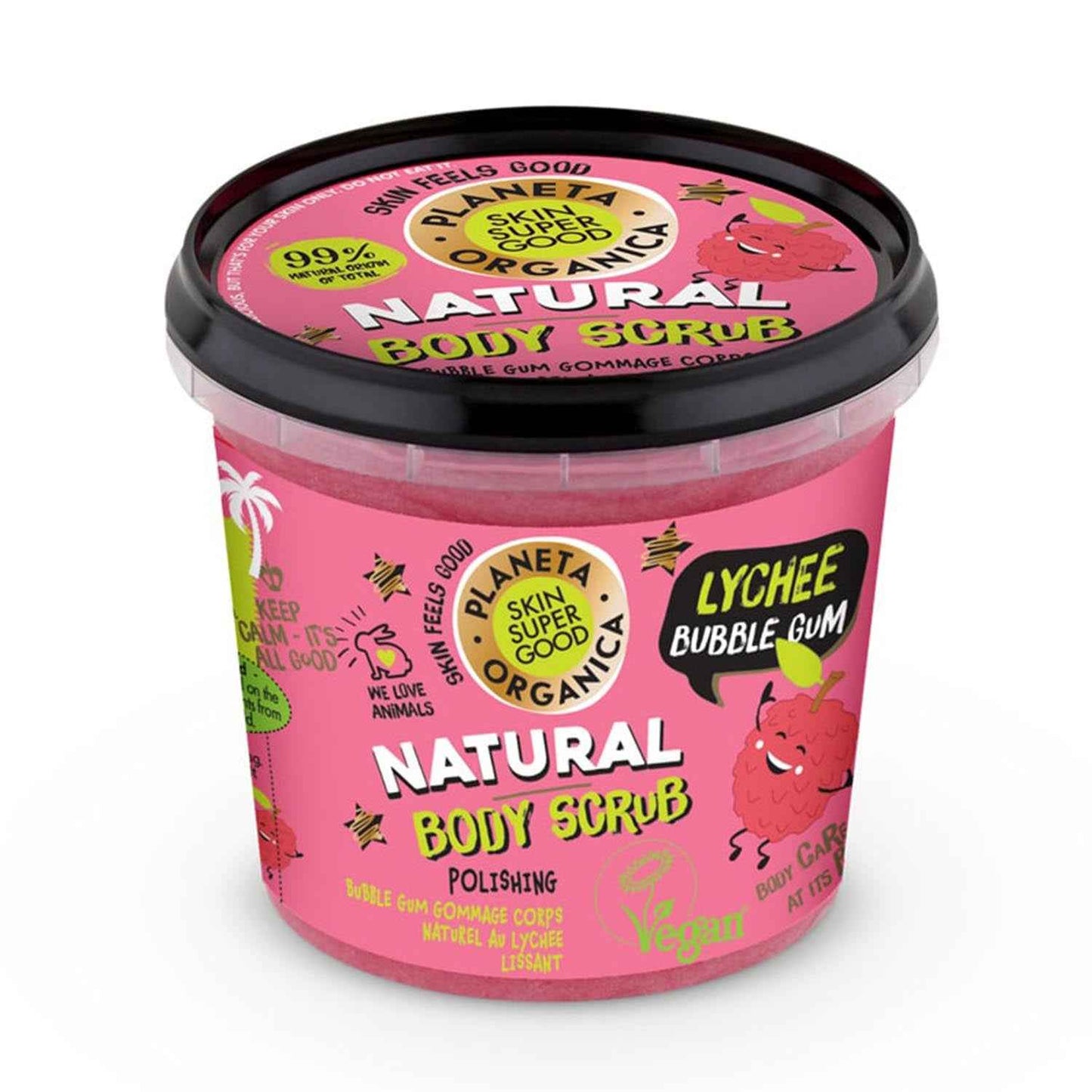 Natura Siberica Skin Super Good Natural Body Scrub Lychee Gum 360Ml