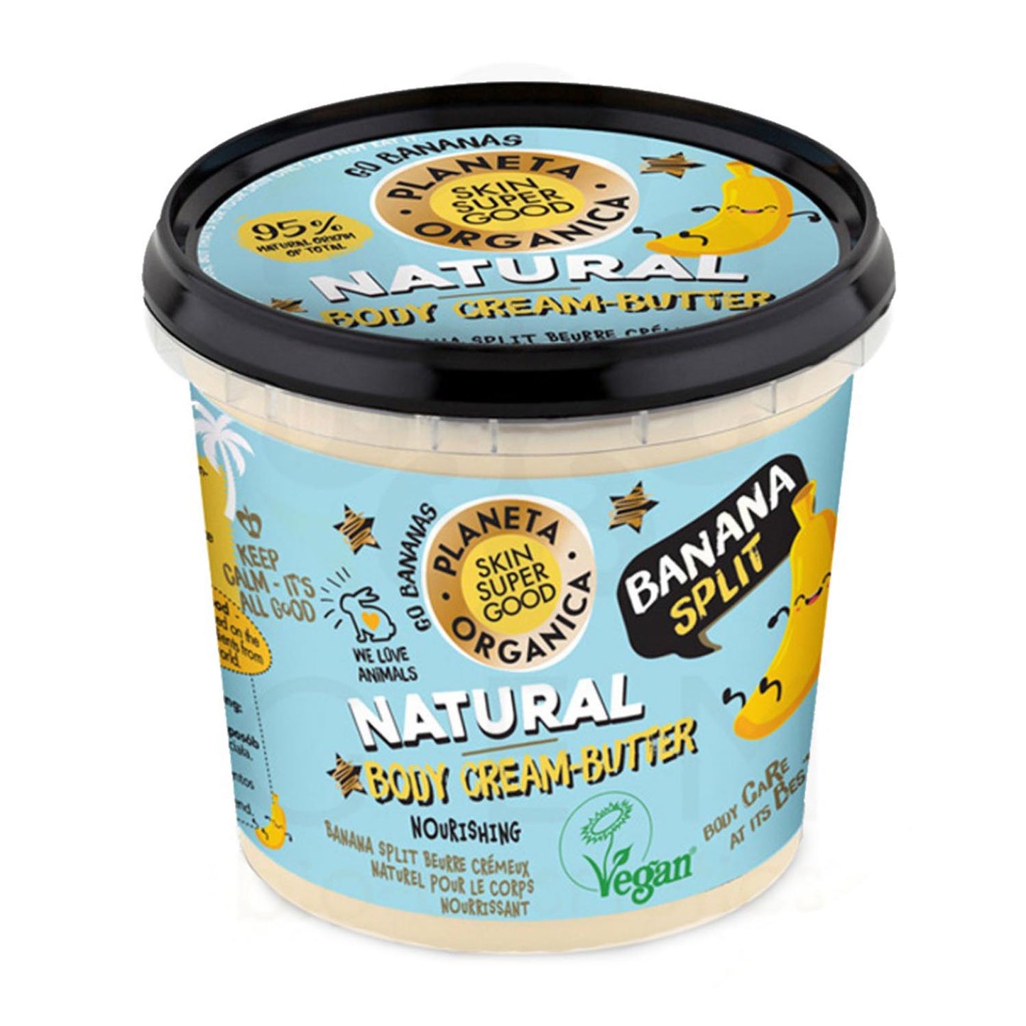 Natura Siberica Skin Super Good Natural Body Crema Banana Split 360Ml