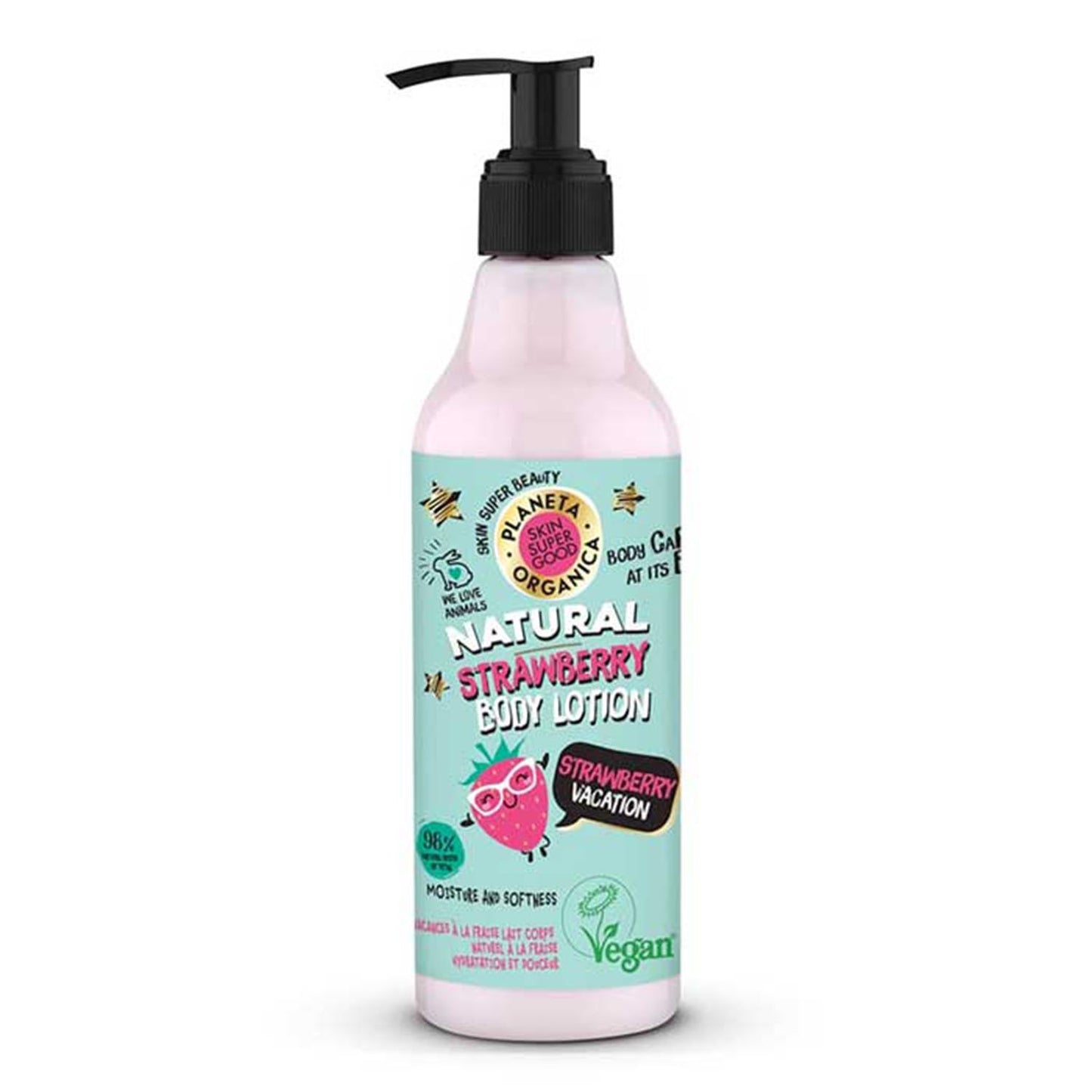 NATURA SIBERICA SKIN SUPER GOOD NATURAL BODY CREMA STRAWBERRY DREAMS 250ML