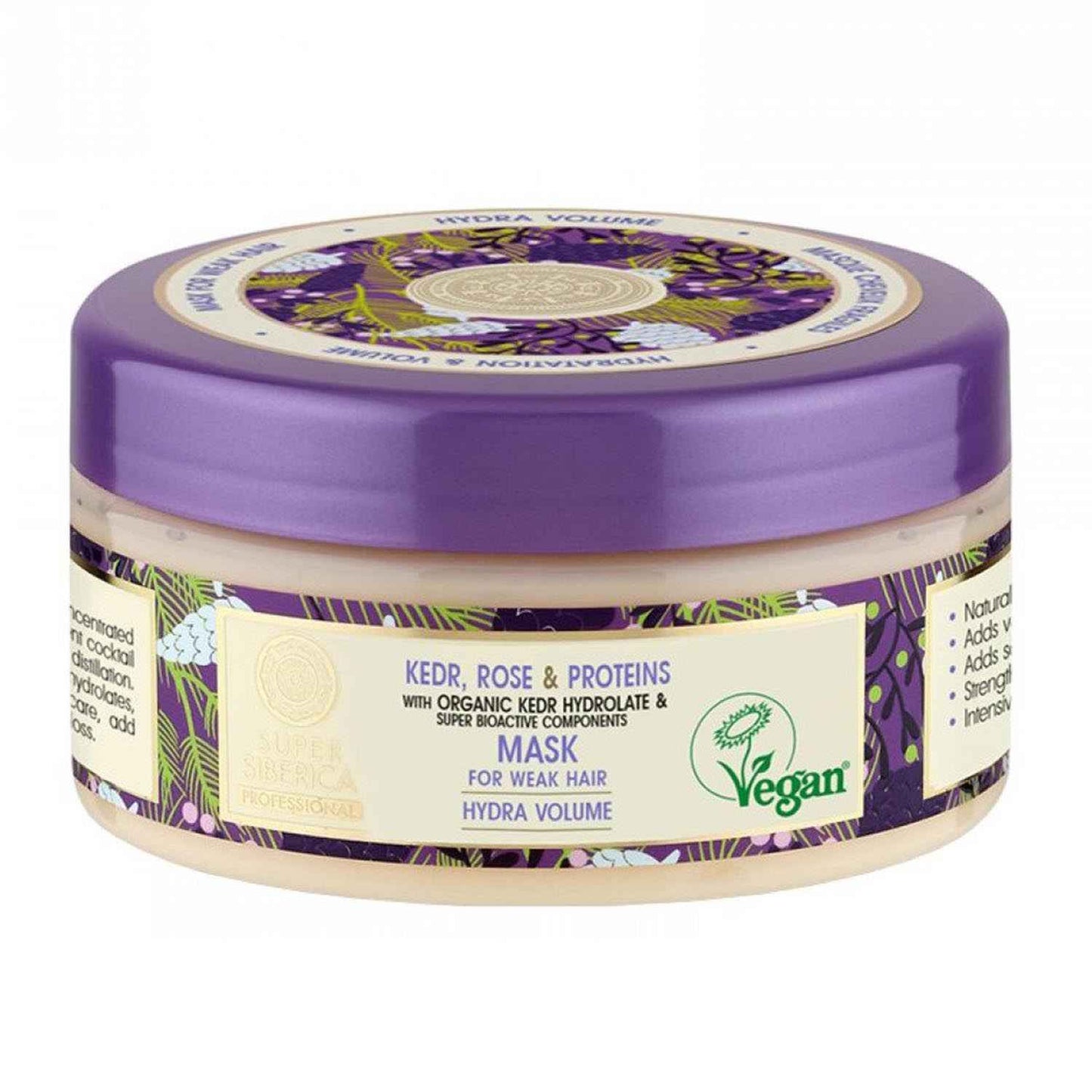 Natura Siberica Pino Rosa Y Proteinas Mascára Capilar Cabelo Debil 400Ml