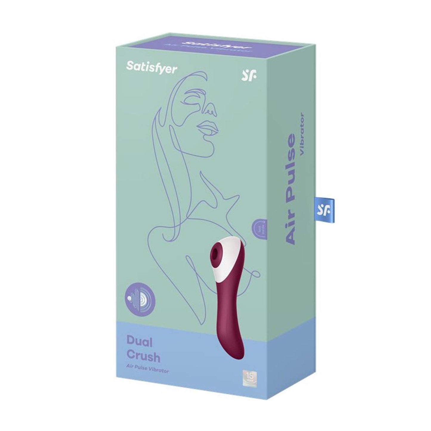 Satisfyer Dual Crush Vibrador De Aire 1Un
