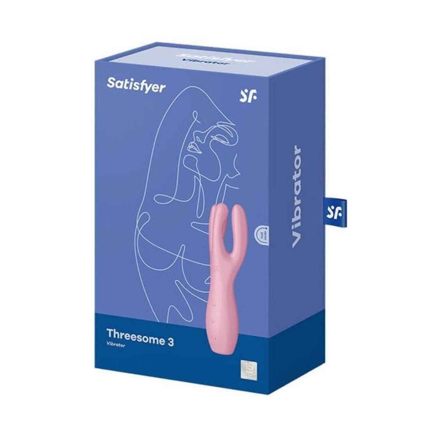 Satisfyer Threesome 3 Vibrador Rosa 1Un