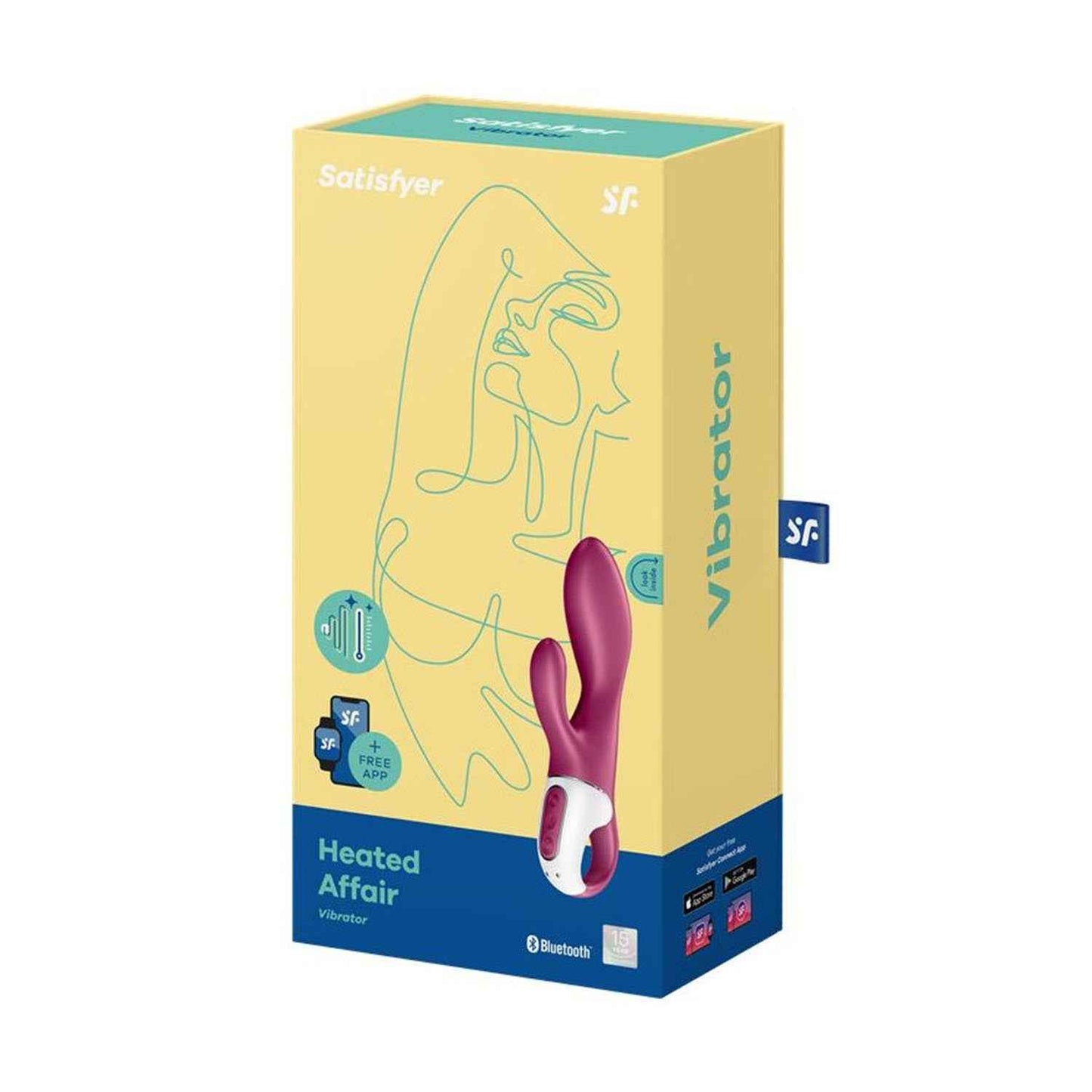 Satisfyer Heated Affair Vibrador Efecto Calor Con App 1Un