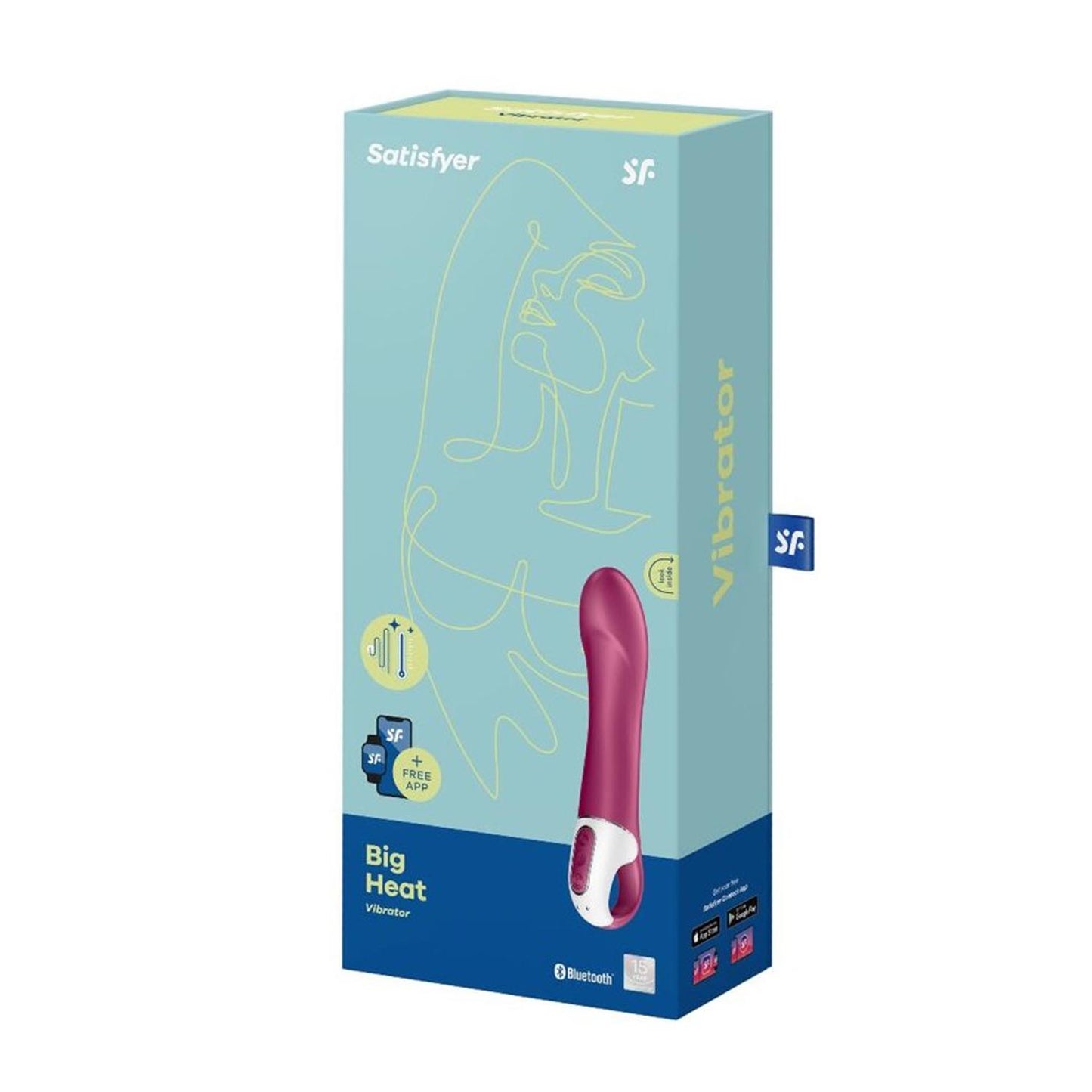 Satisfyer Big Heat Vibrador Efecto Calor Con App 1Un