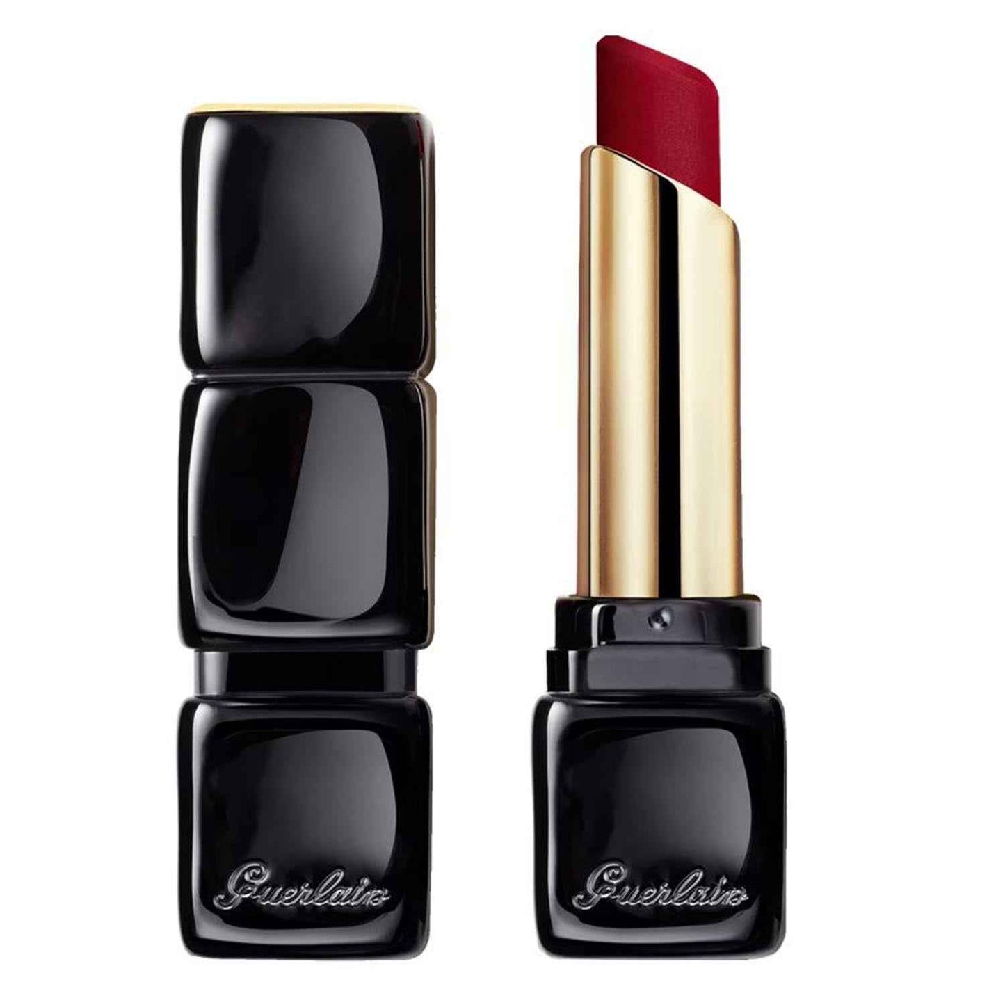 Guerlain Kiss Kiss Tender Matte Batom 999 Eternal Red 1Un