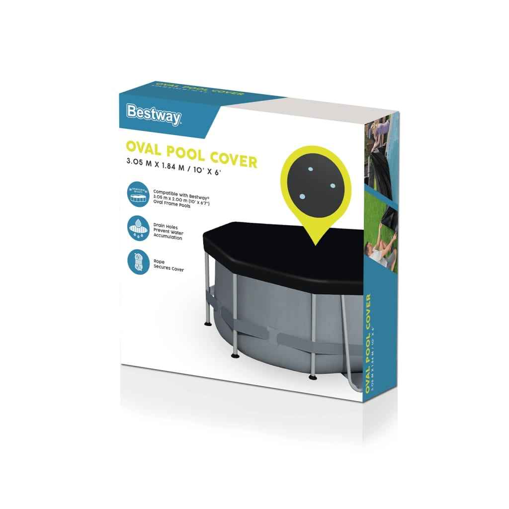 Bestway Cobertura de piscina Flowclear 300x200 cm