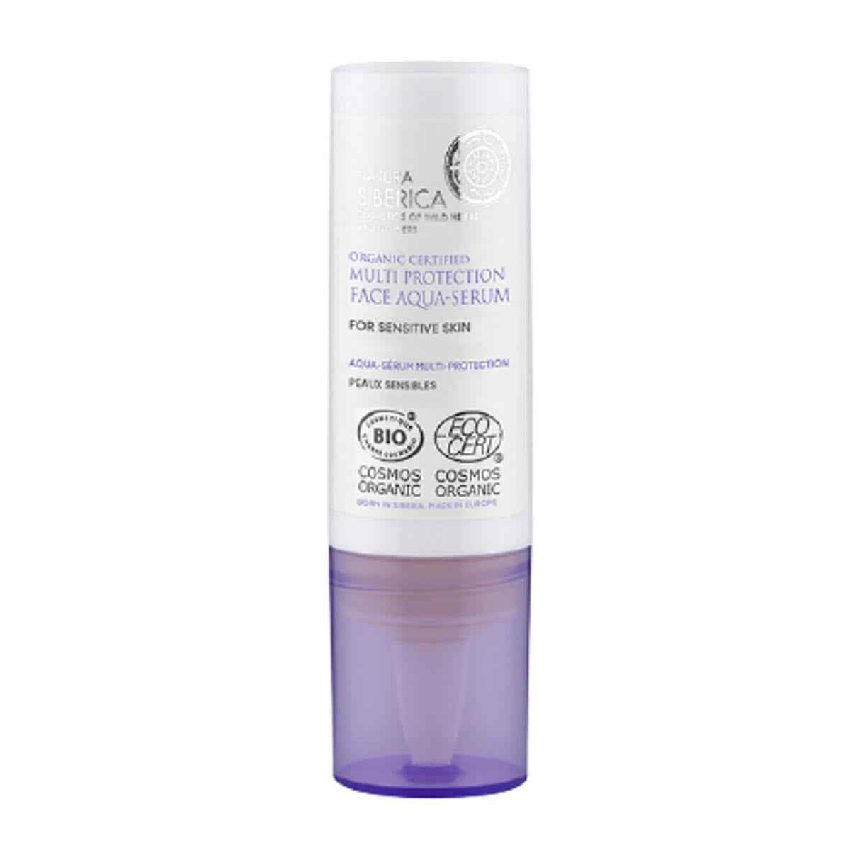 Natura Siberica Multi-Protection Aqua-Serum Facial Para Pél Sensible 15Ml