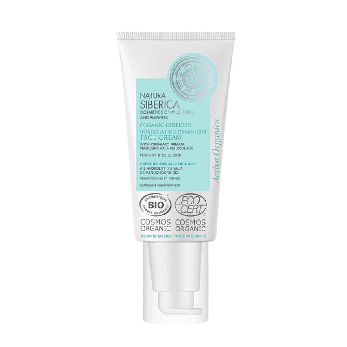 Natura Siberica Invigorating Day&Night Creme Facial Pél Seca 50Ml