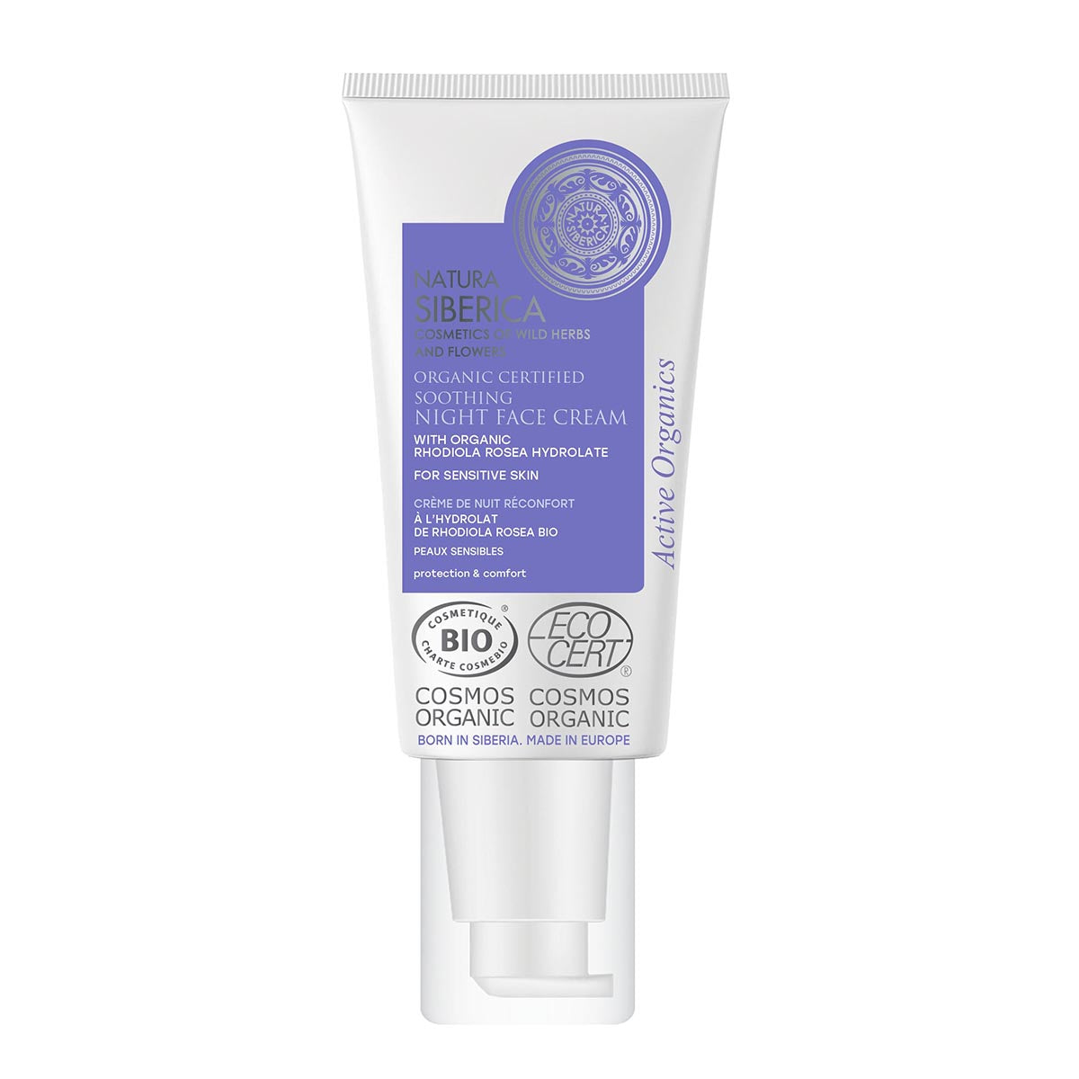 NATURA SIBERICA SOOTHING CREMA DE NOCHE FACIAL PIEL SENSIBLE 200ML
