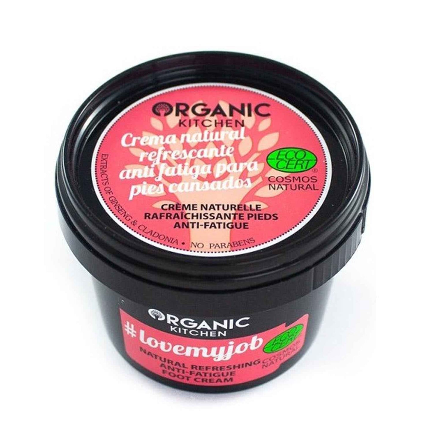 Organic Kitchen Lovemyjob Creme De Pés Anti-Fatiga Natural 200Ml