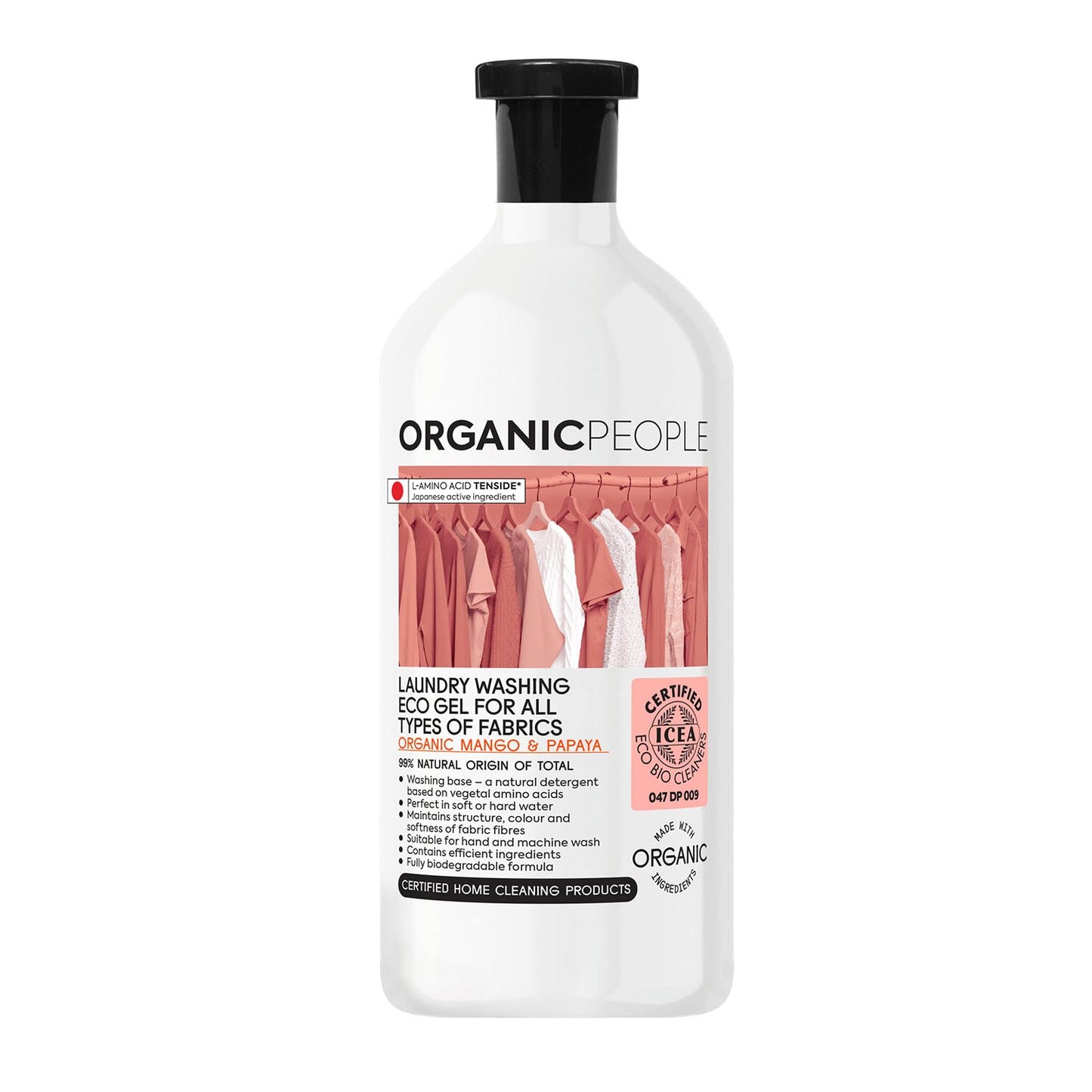 ORGANIC PEOPLE FOR ALL TYPES OF FABRICS MANGO PAPAYA LAUNDRY WASHING ECO GEL 200ML