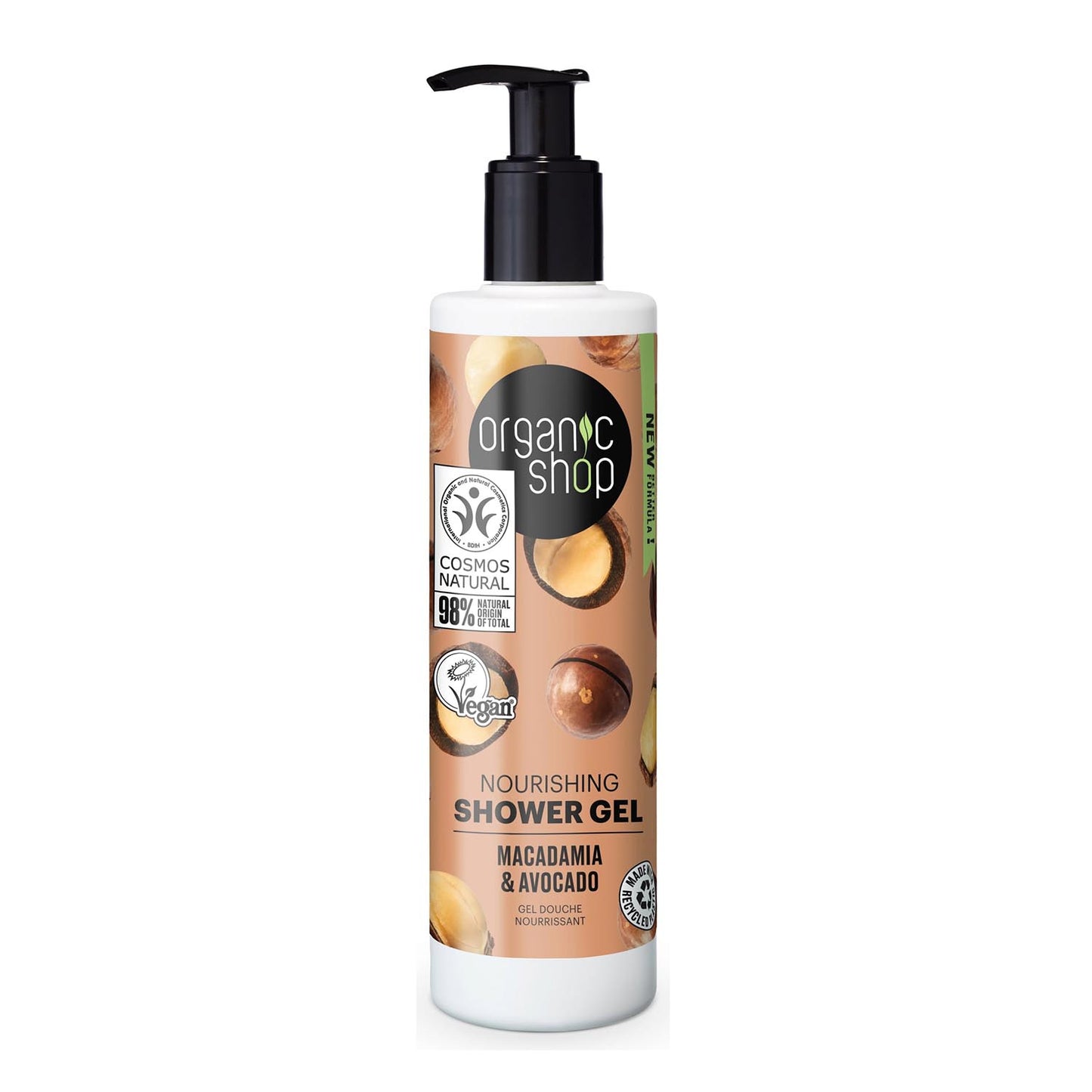 ORGANIC SHOP MACADAMIA&AVOCADO GEL DE BAÑO 280ML