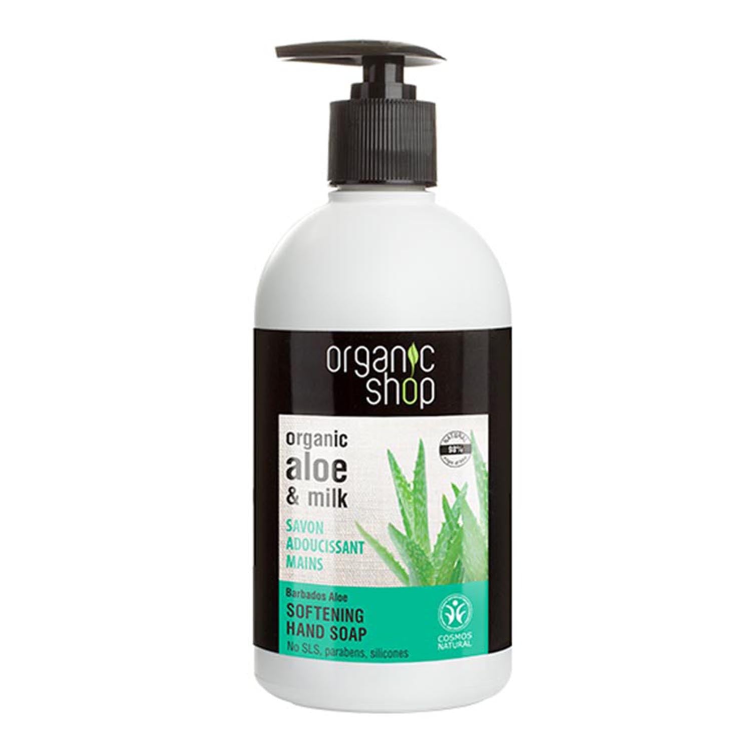 Organic Shop Aloe Milk Jabon De Manos Jabon De Manos Softening 200Ml