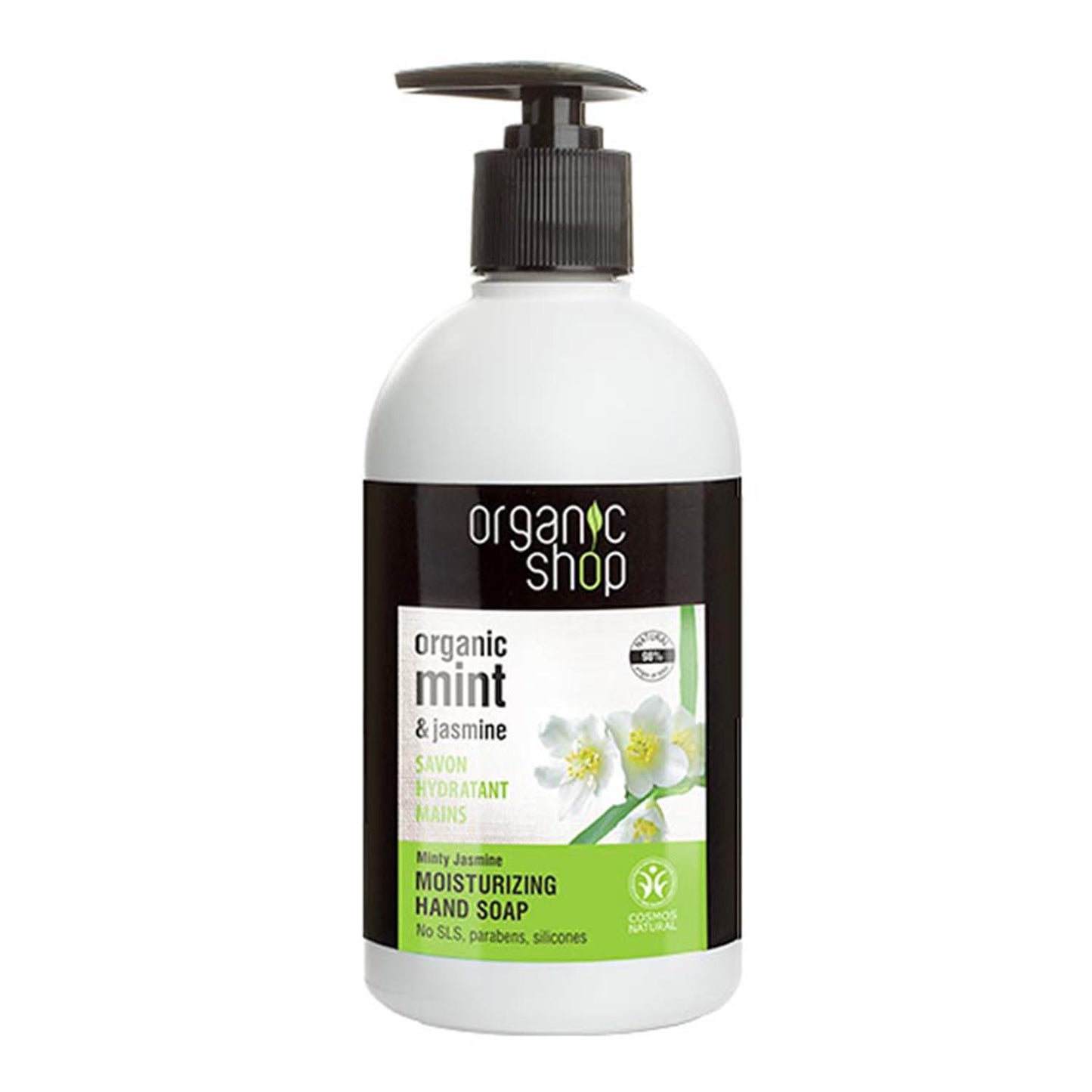 Organic Shop Minty Jasmine Jabon De Manos Jabon De Manos Moisturizing 200Ml