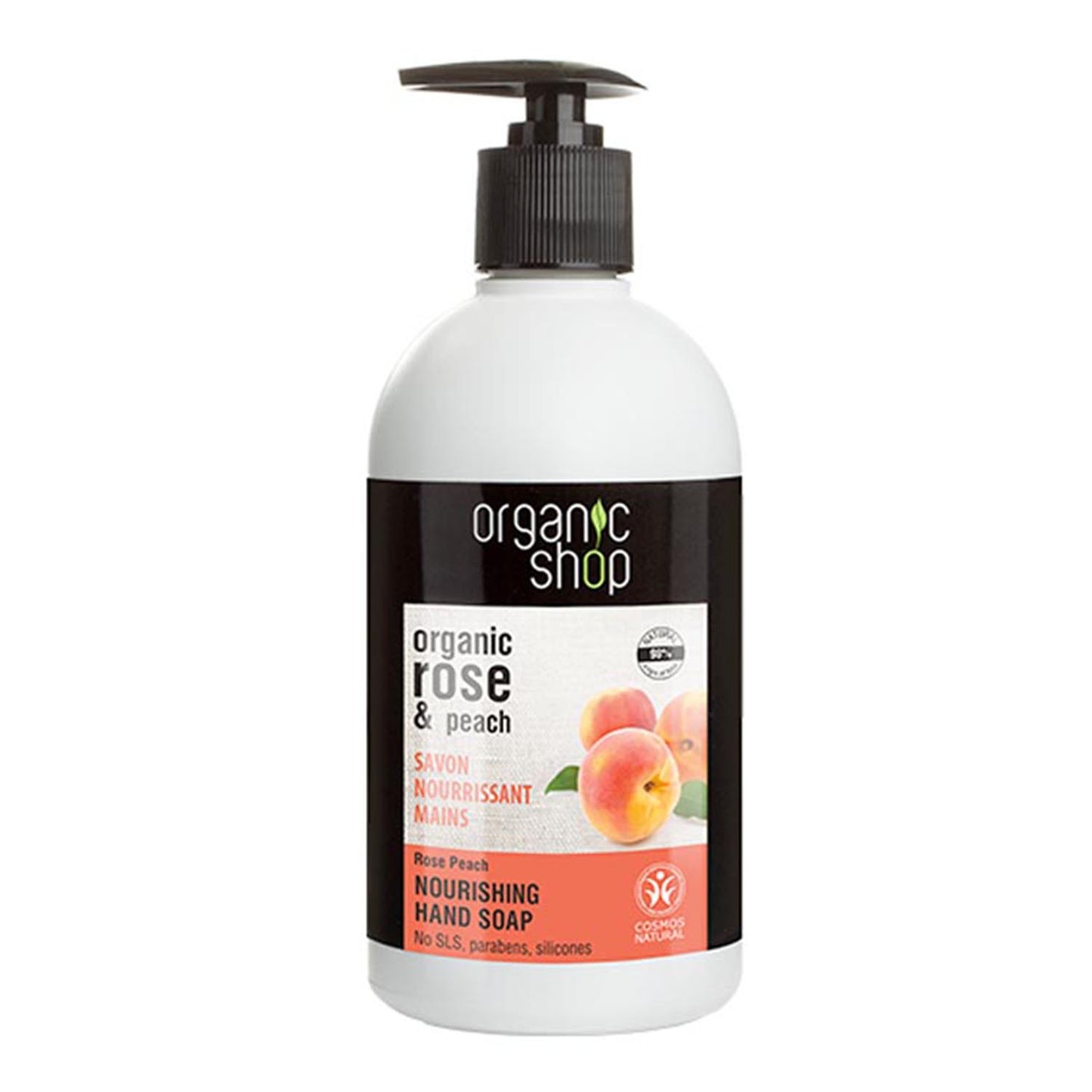 Organic Shop Rose Peach Jabon De Manos Jabon De Manos Nourishing 200Ml