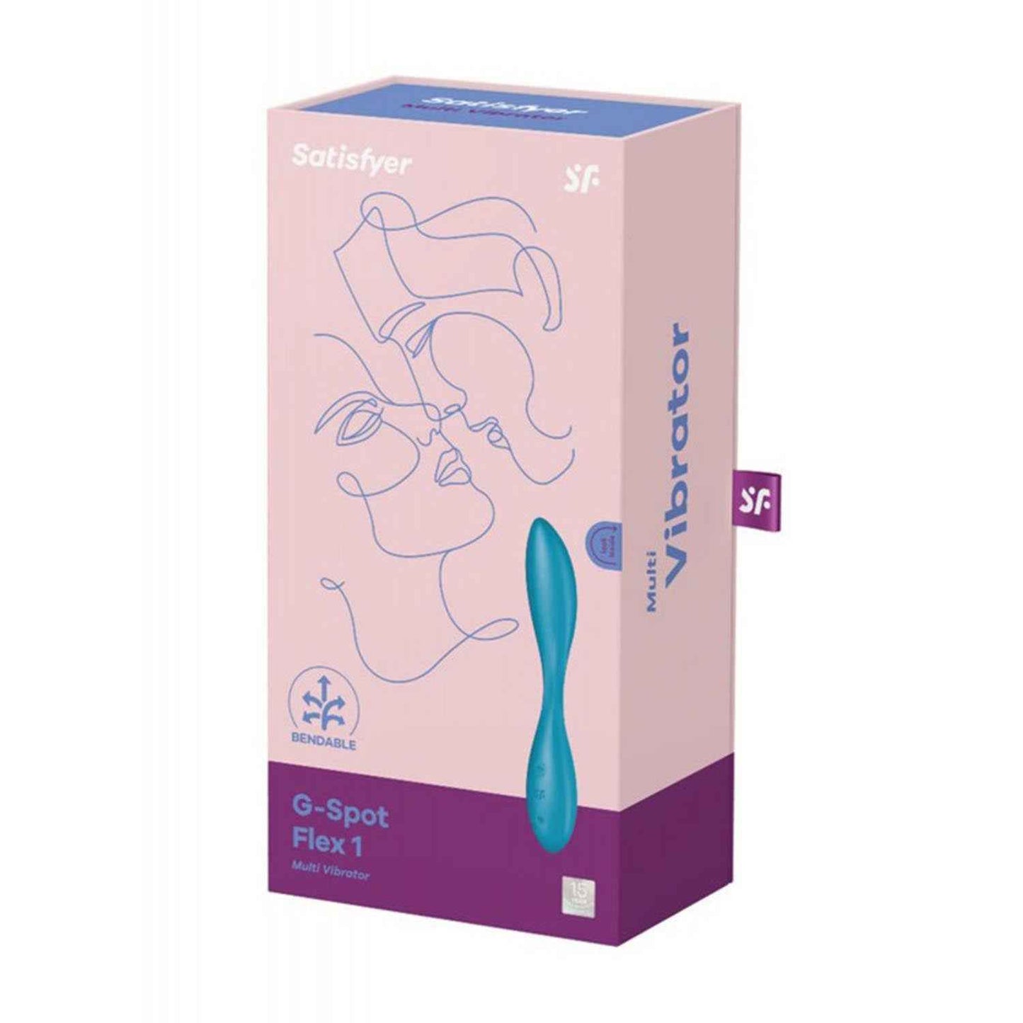 Satisfyer G-Spot Flex 1 Multi-Vibrador Petrol 1Un
