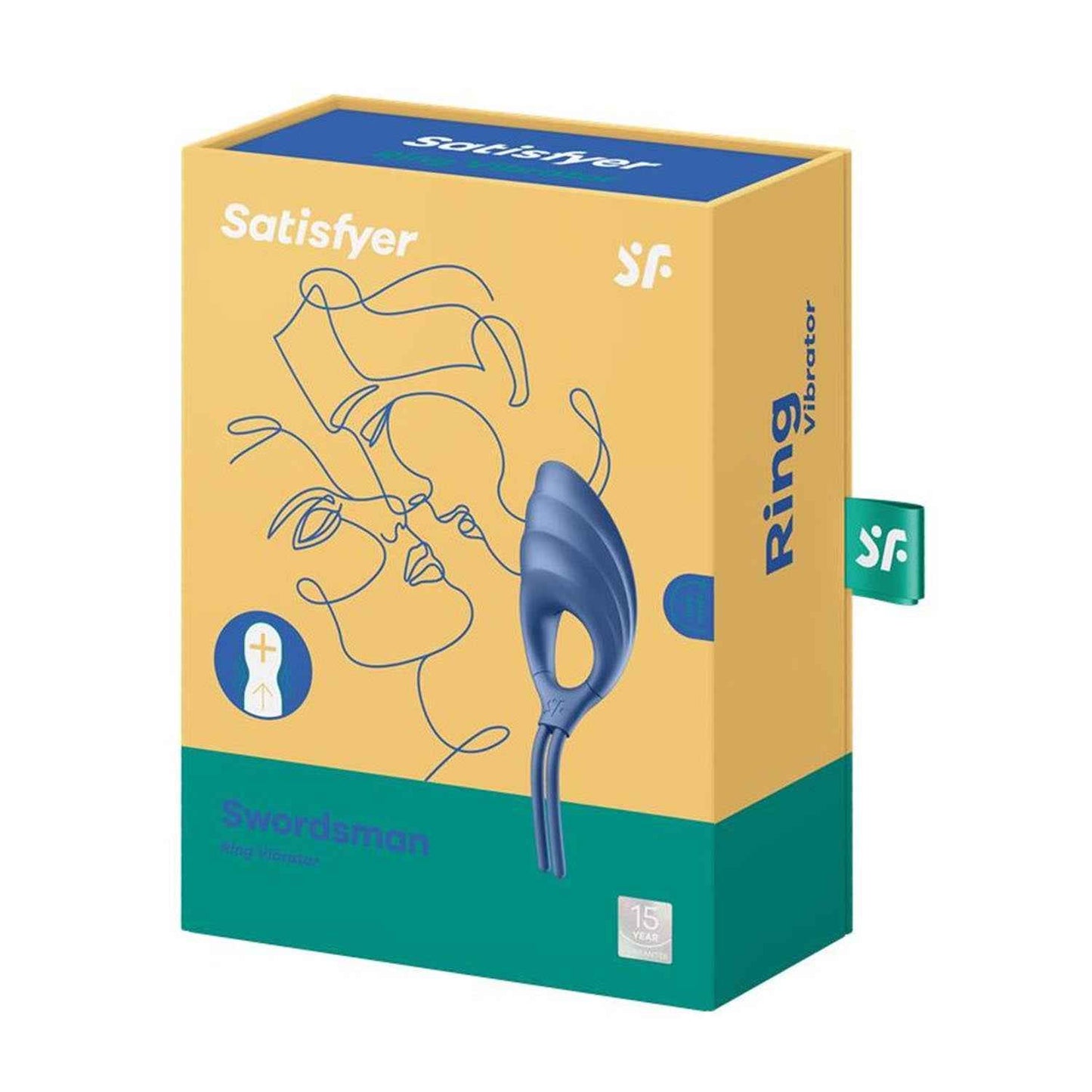 Satisfyer Swordmanman Anillo Vibrador Azul 1Un