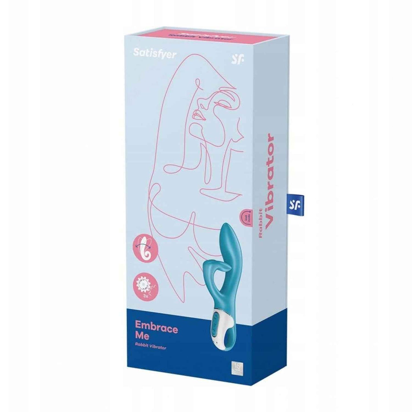 Satisfyer Embrace Me Vibrador De Conejo Turquesa 1Un