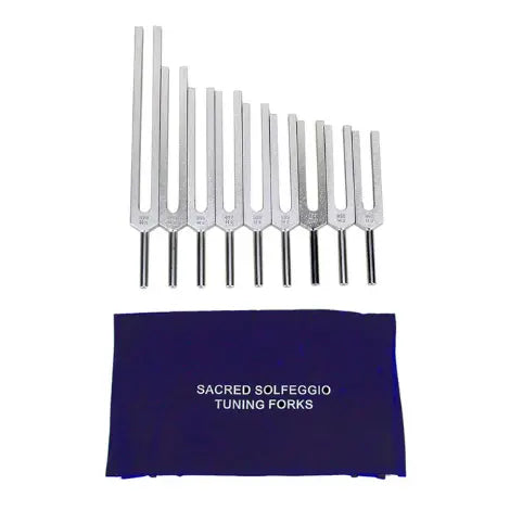 Kit de diapasões Solfeggio