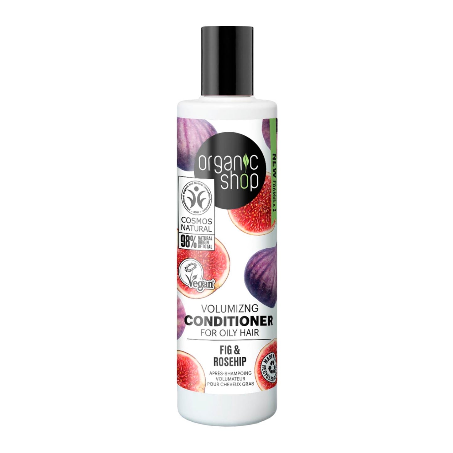 Organic Shop Fig Volumizing Acondicionador Cabelo Graso 280Ml