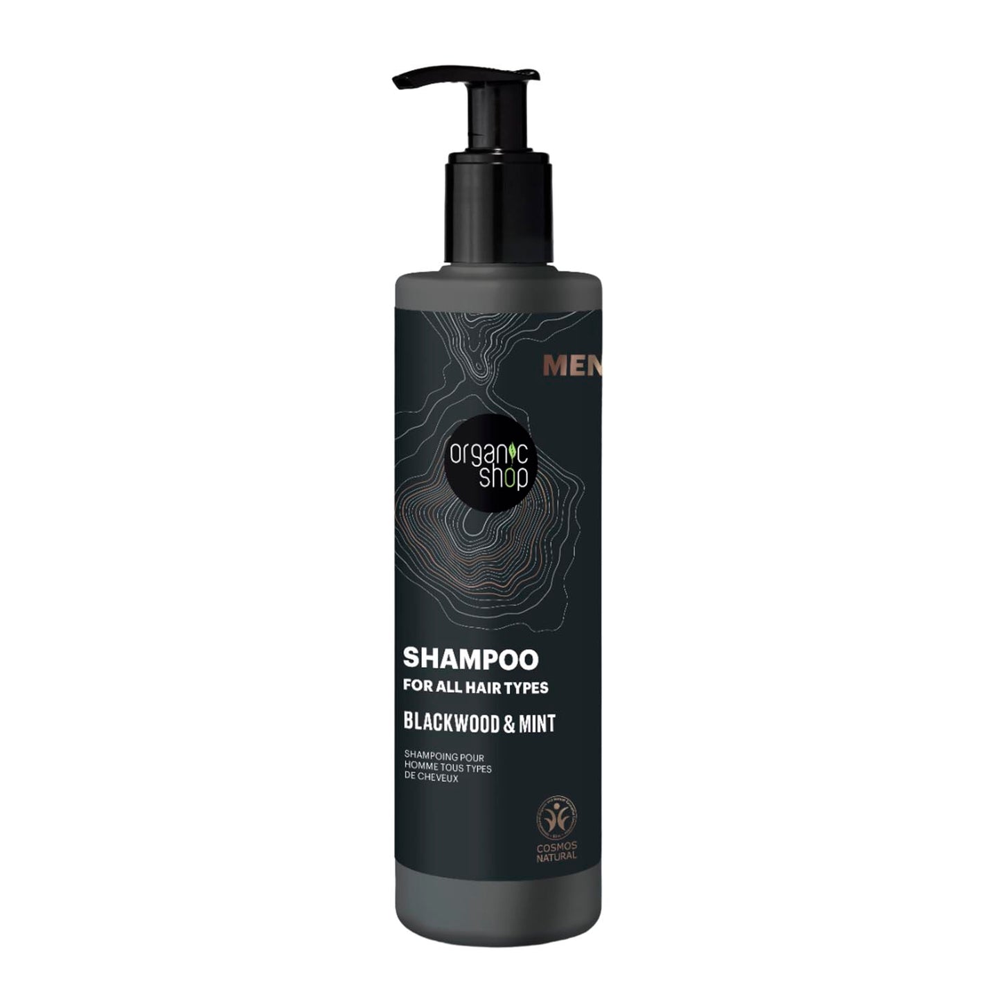 ORGANIC SHOP MEN BLACKWOOD CHAMPU 280ML