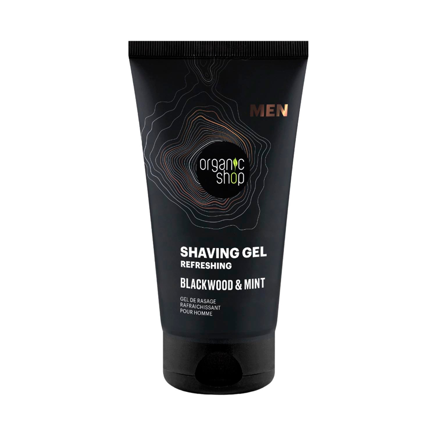 Organic Shop Men Blackwood Gel De Afeitado Refrescante 150Ml