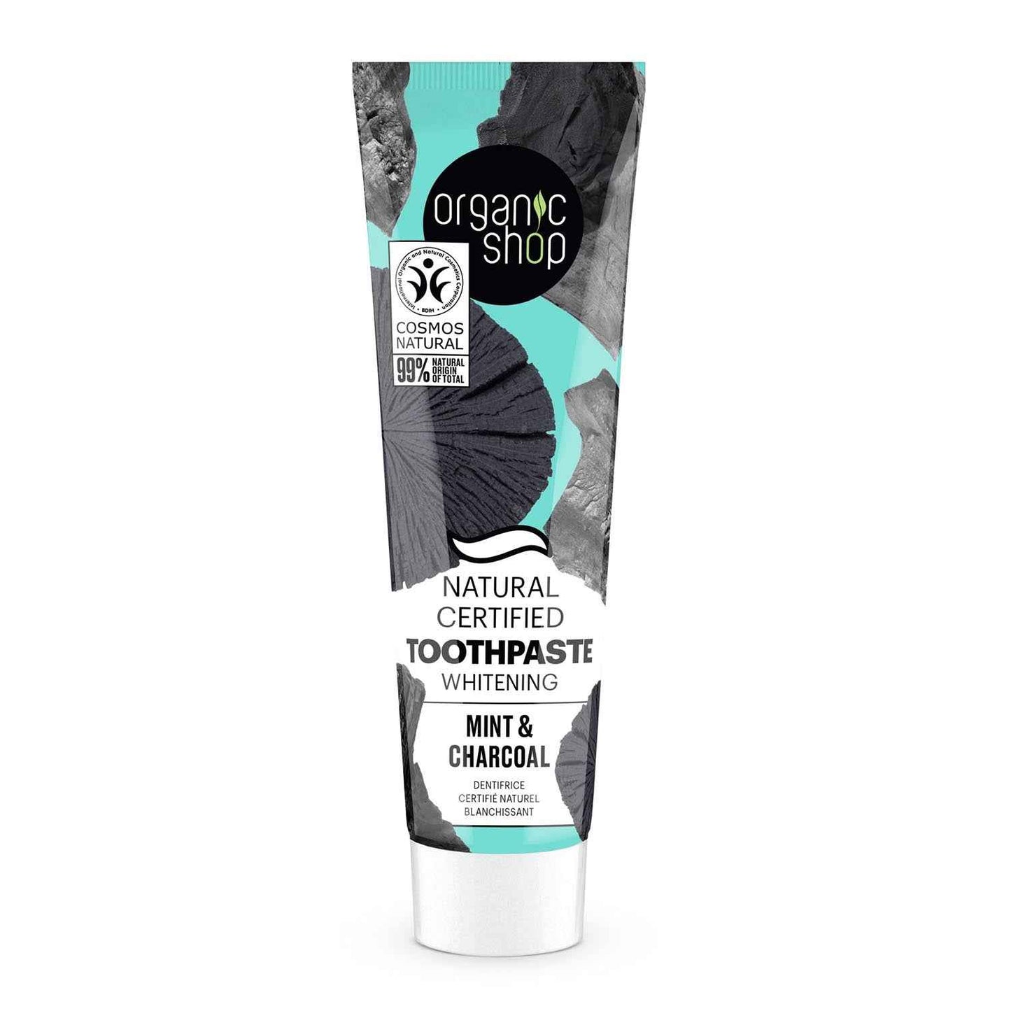 Organic Shop Mint Dentifrico Blanqueador 100Gr
