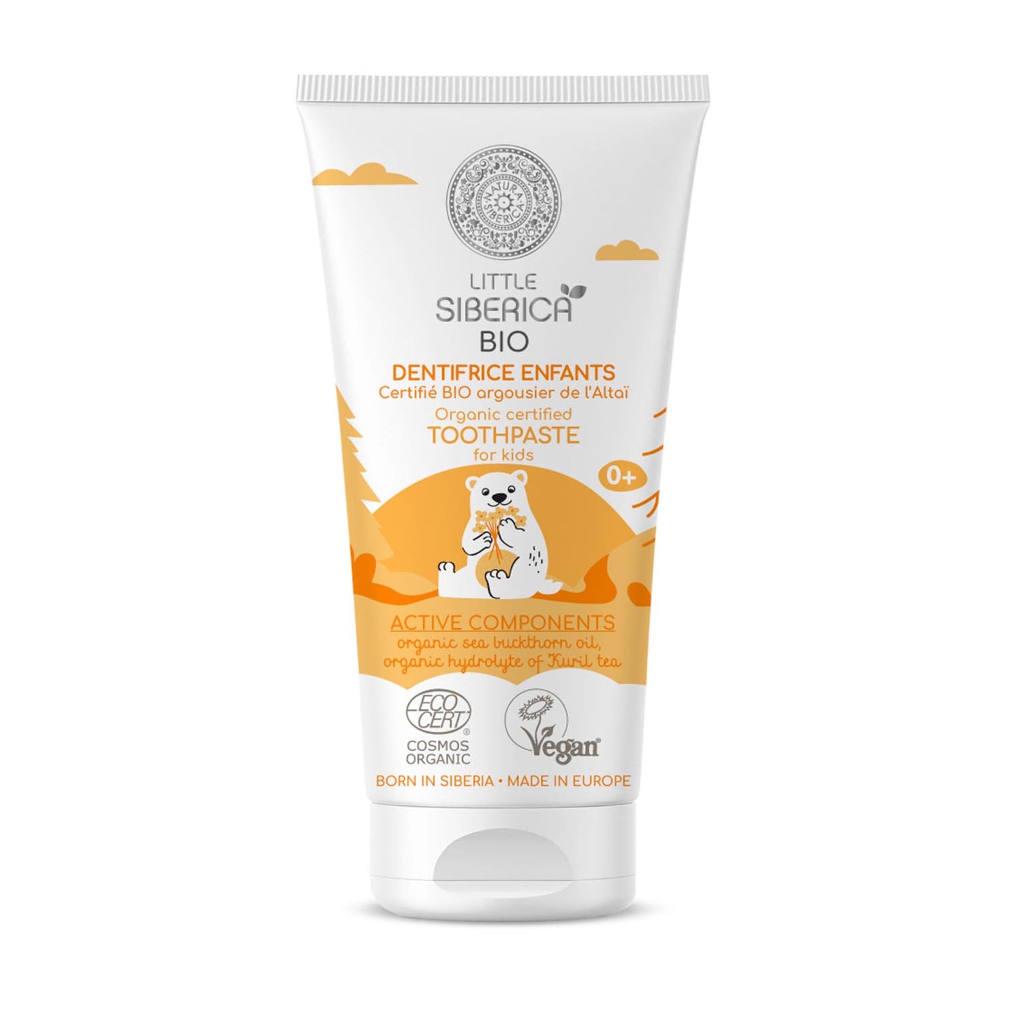 NATURA SIBERICA LITTLE DENTIFRICO NIÑOS BIO 60GR