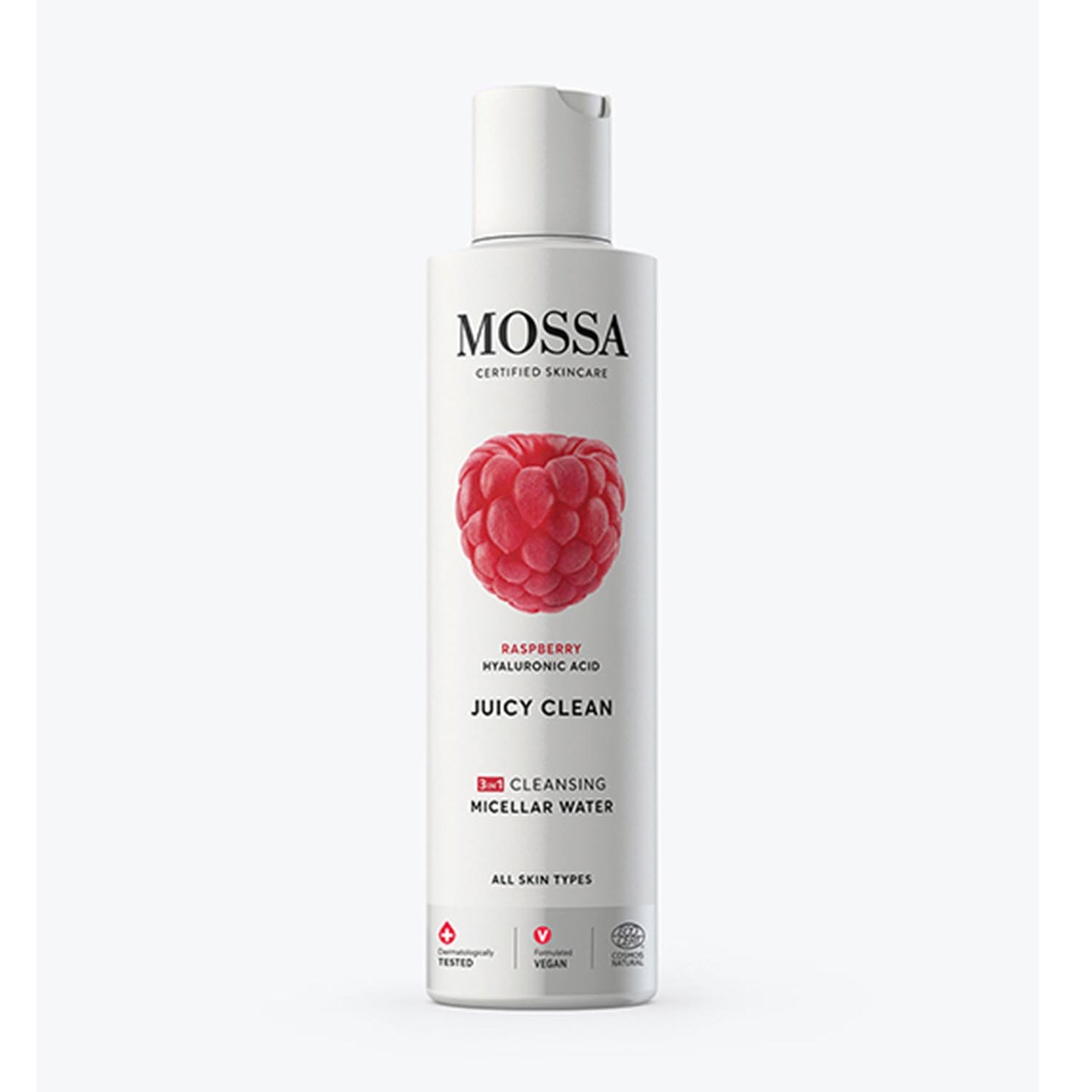 Mossa Juicy Clean Agua Micelar Raspberry Todo Tipo De Péles 200Ml