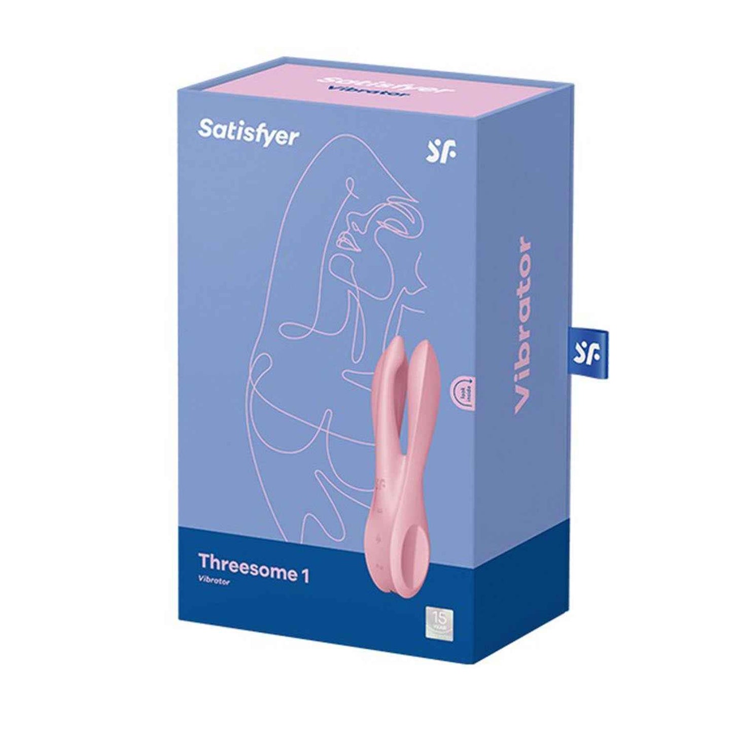Satisfyer Threesome 1 Vibrador Rosa 1Un