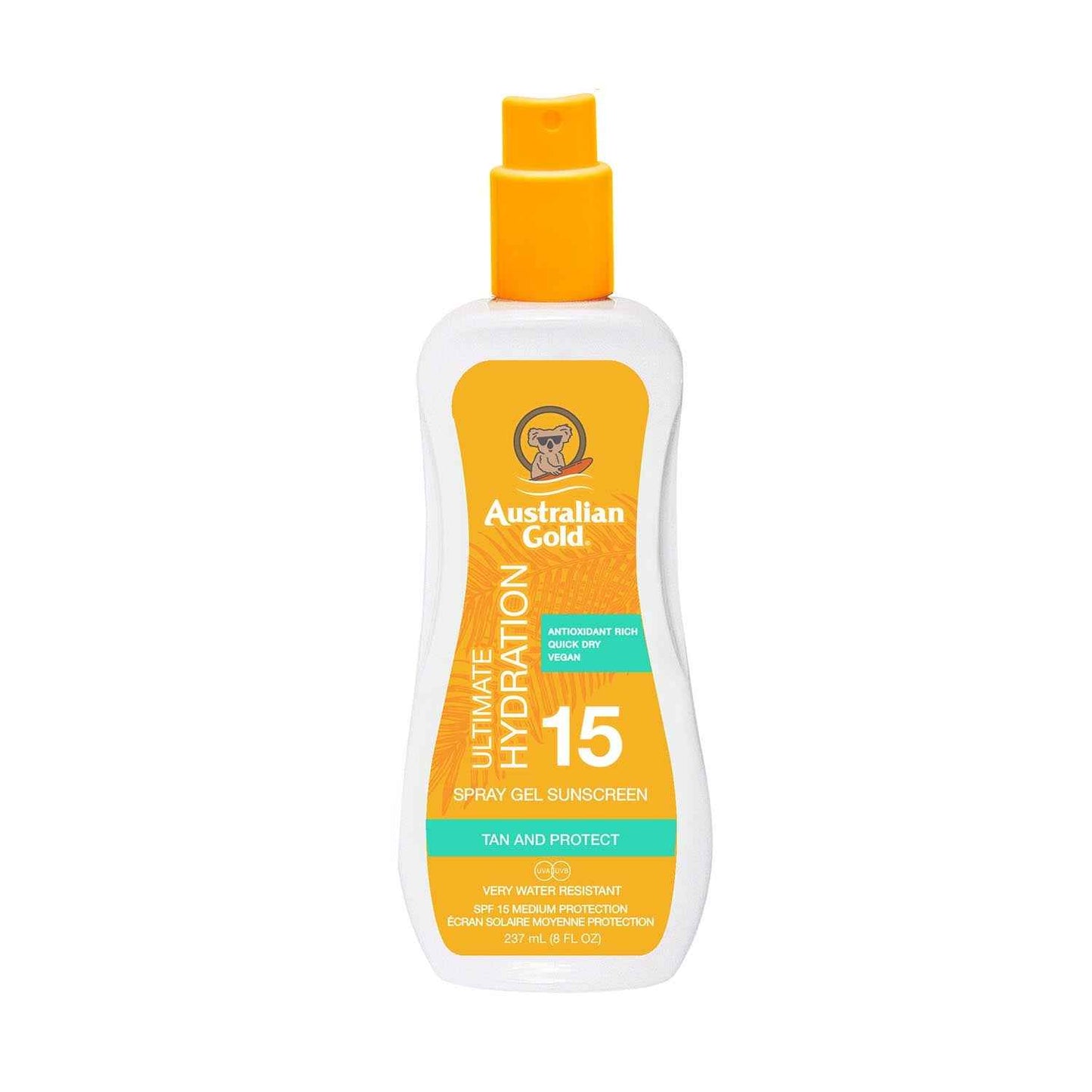 Australian Gold Ultimate Hydration Spray Gel Spf15 237Ml