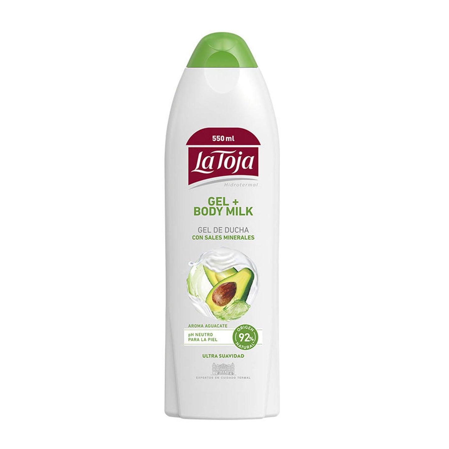 LA TOJA AROMA AGUACATE GEL+BODY MILK GEL DE DUCHA 550ML