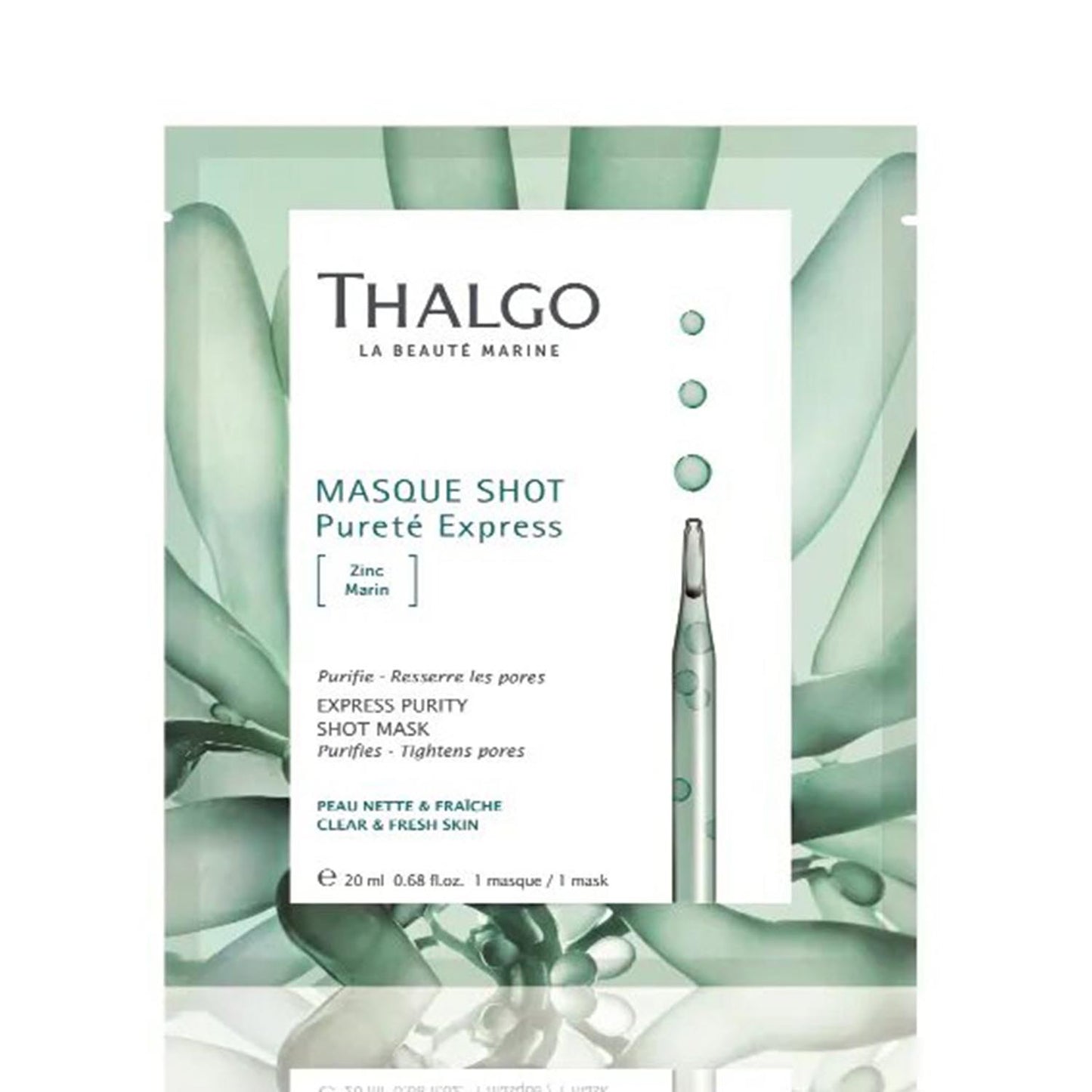 THALGO EXPRESS PURITY TRATAMIENTO UNIDOSIS SHOT MASK 20ML
