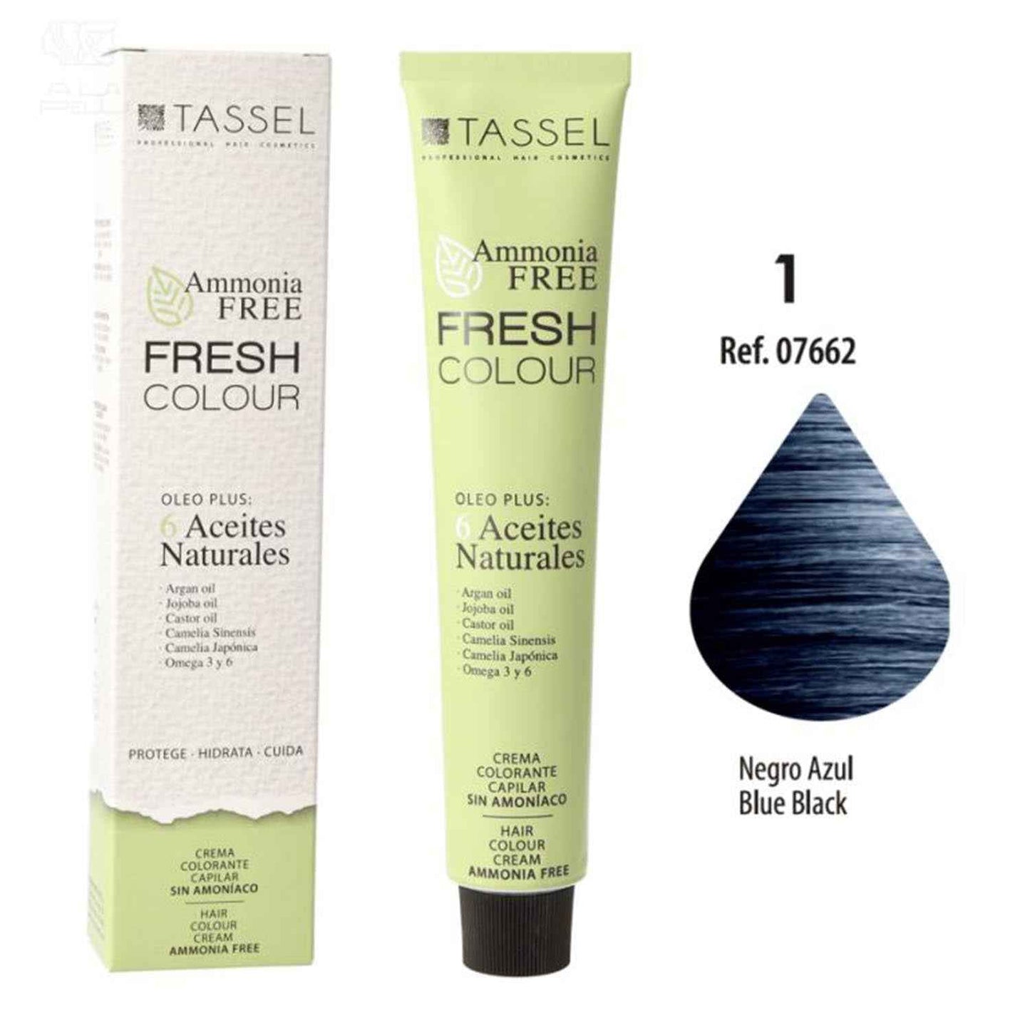 Eurostil Fresh Colour Creme Colorante Sin Amoniaco Negro Negro 1Un