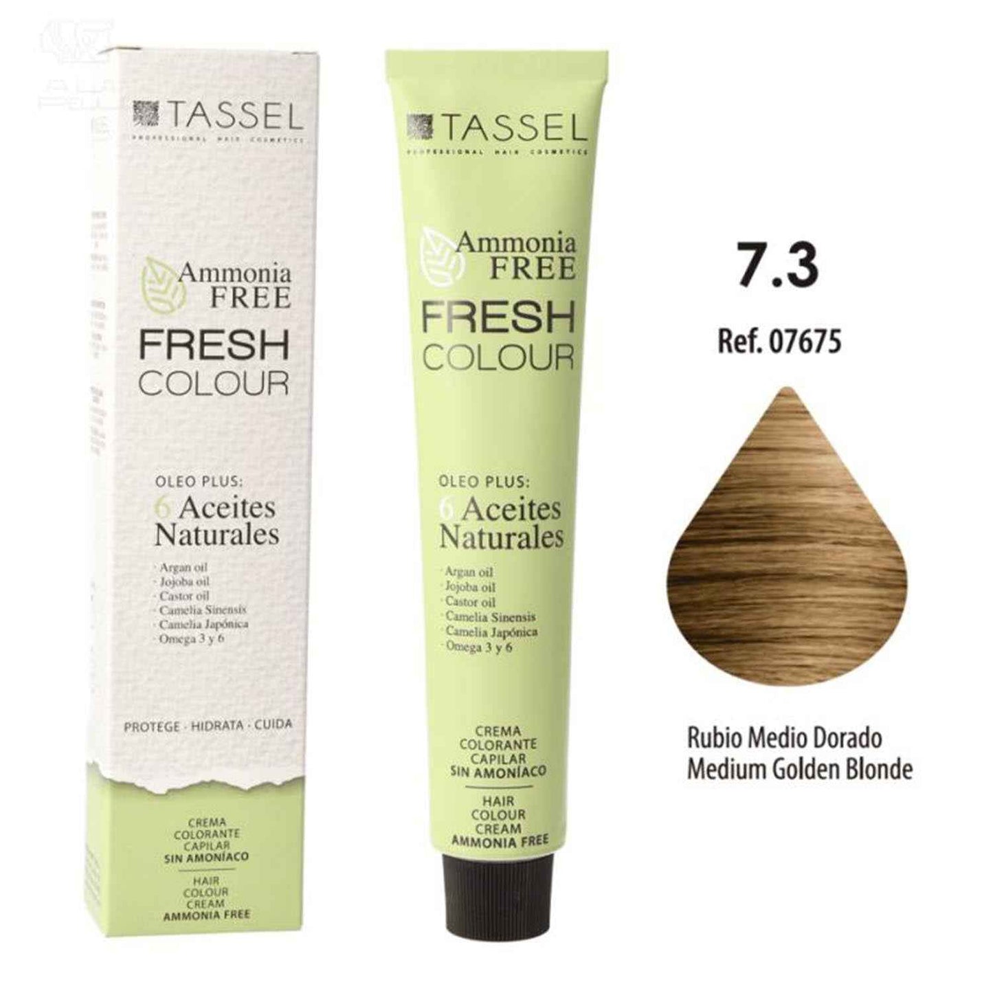 Eurostil Fresh Colour Creme Colorante Sin Amoniaco Rubio Medio 1Un