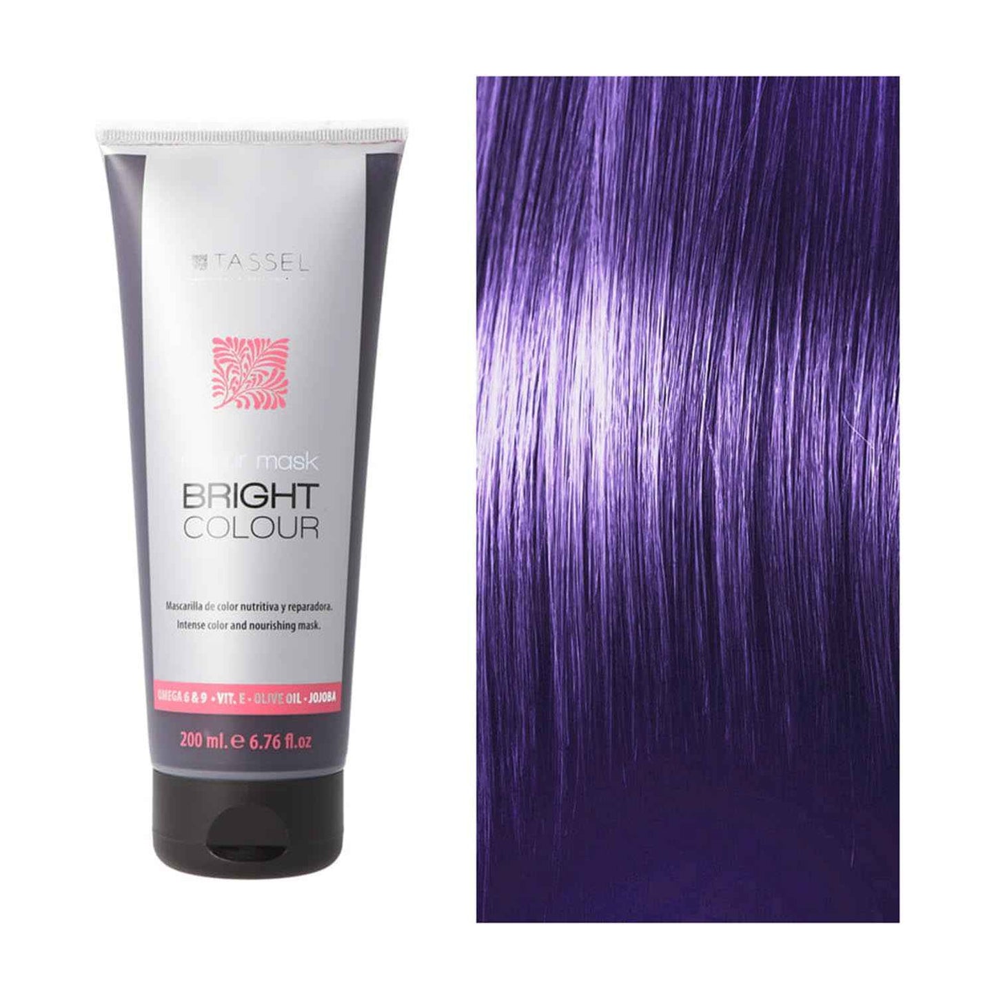 Eurostil Bright Colour Mascára Capilar Color Violeta 1Un