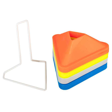 Marcadores de espaço triangulares