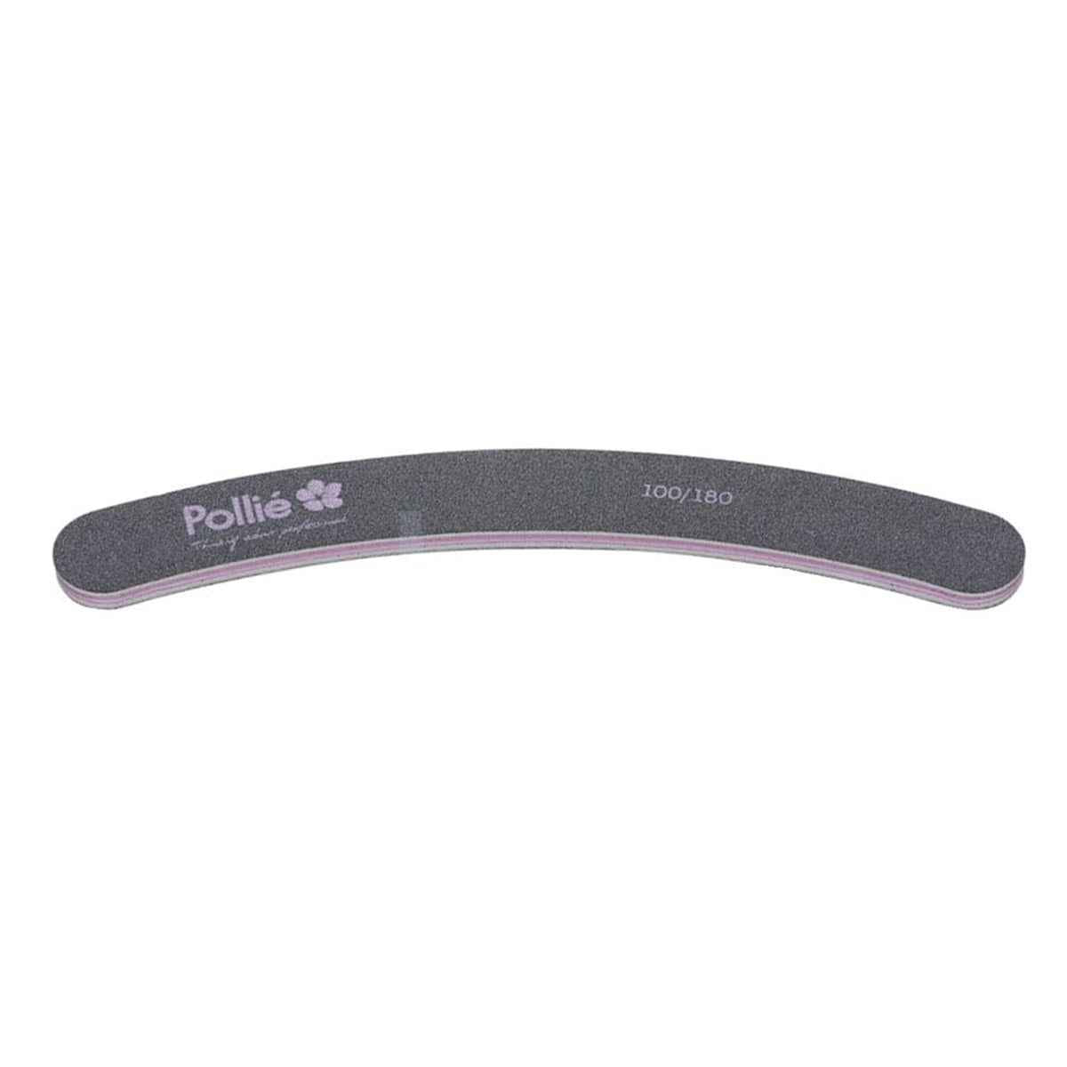 Pollie Negro Curvado Lima 100/180 19X178Mm Con Bolsa 1Un